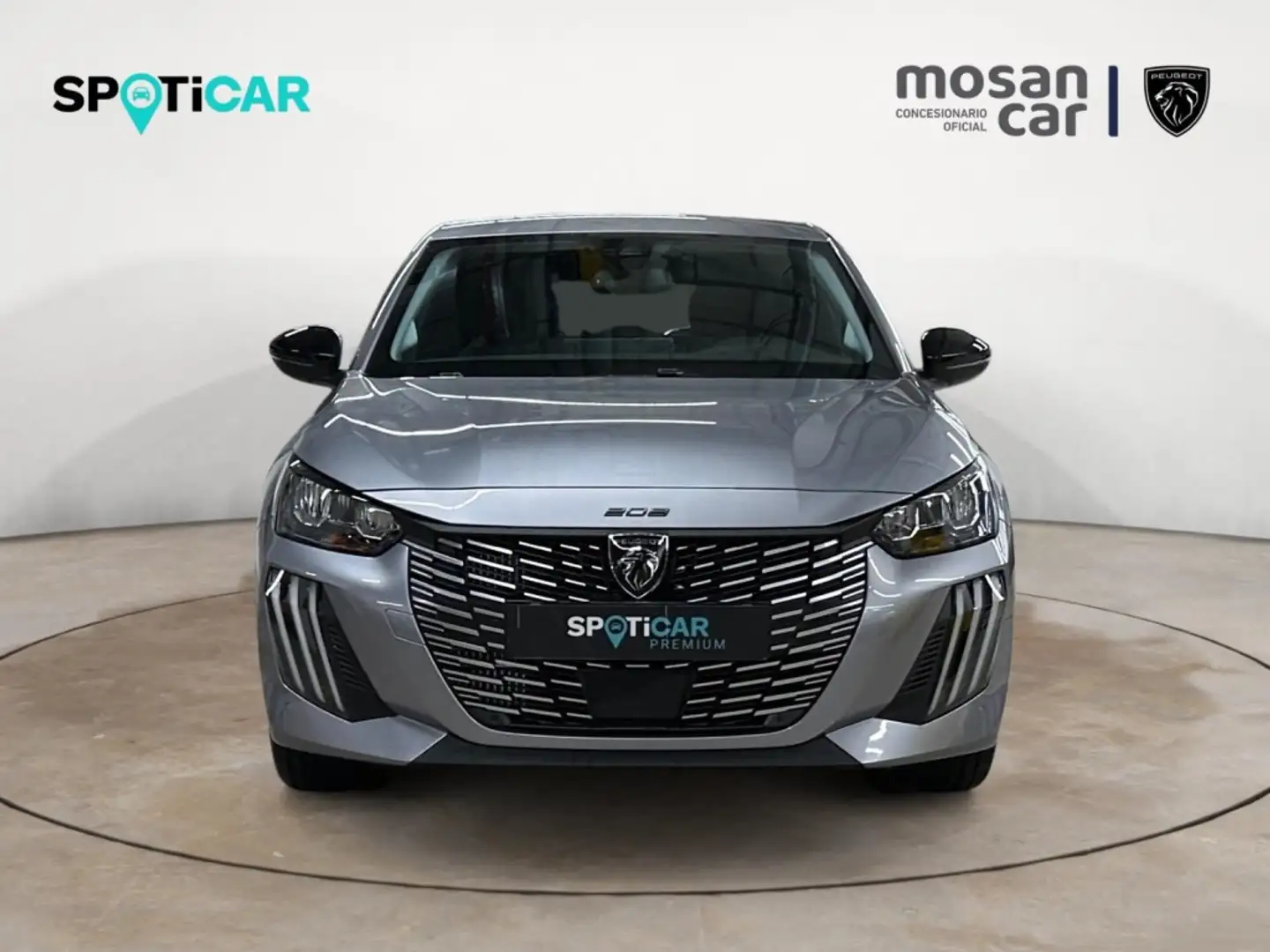 Peugeot 208 1.2 MHEV 110 EDCS6 ALLURE MIRROR LL16 RADAR AV AR Gris - 2