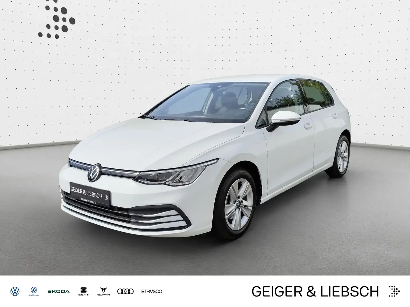 Volkswagen Golf VIII 1,5 TFSI Life LED Navi Lane/front Assi Blanc - 1