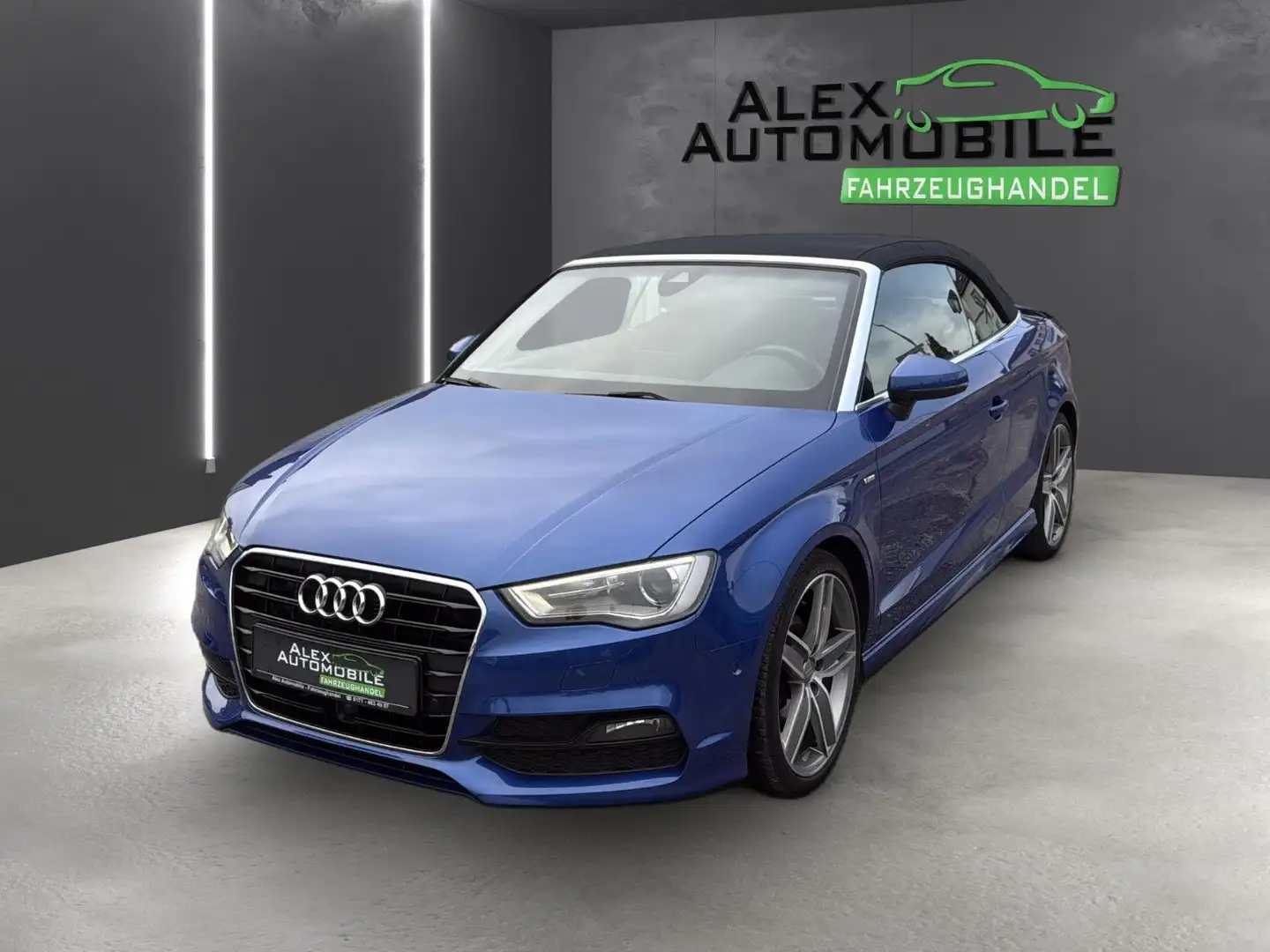 Audi A3 Cabriolet S line*Leder*Navi*Bi Xenon* Blau - 2