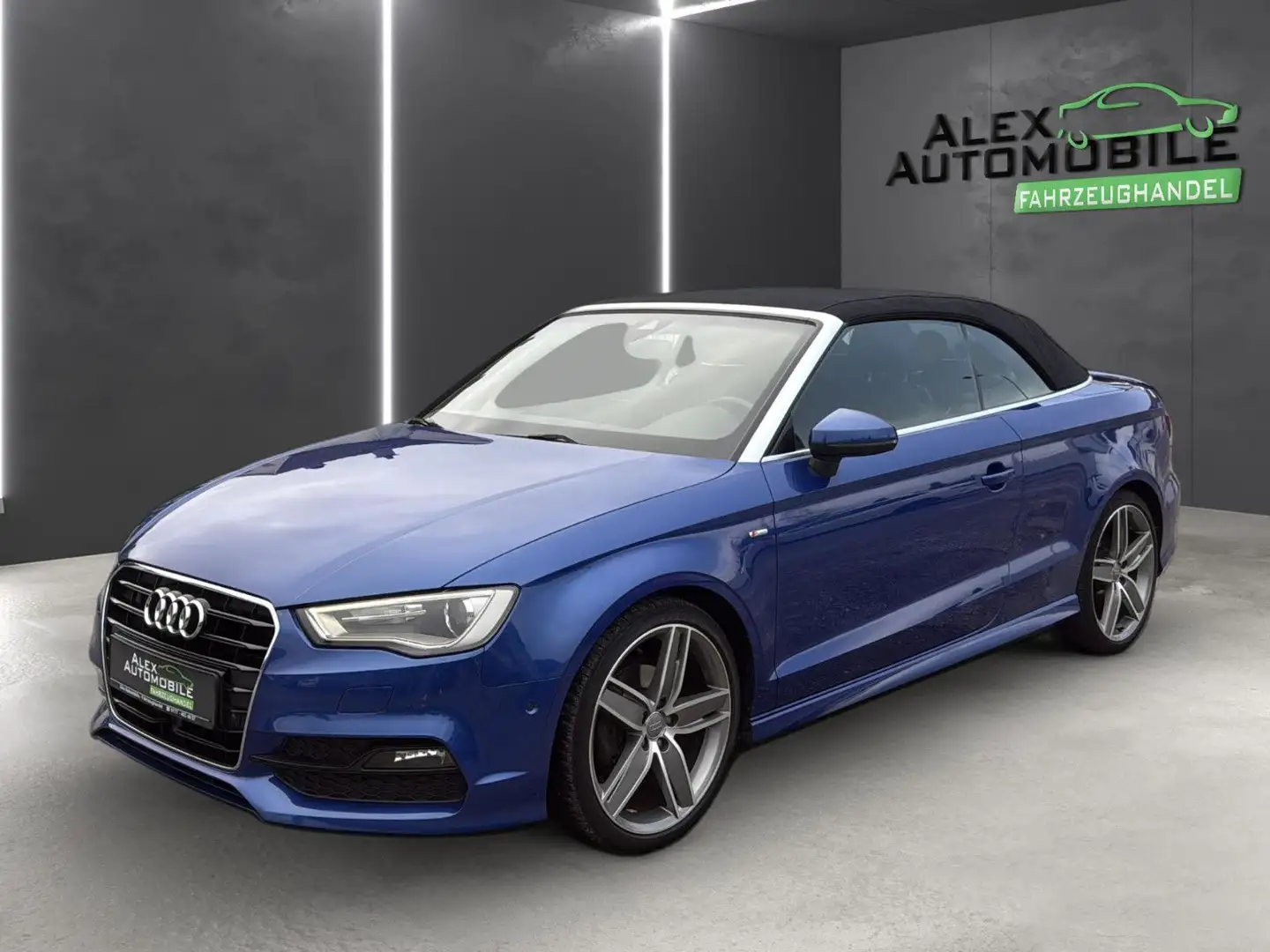 Audi A3 Cabriolet S line*Leder*Navi*Bi Xenon* Blau - 1