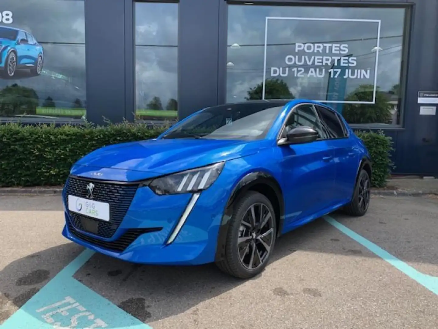 Peugeot e-208 GT Blauw - 1