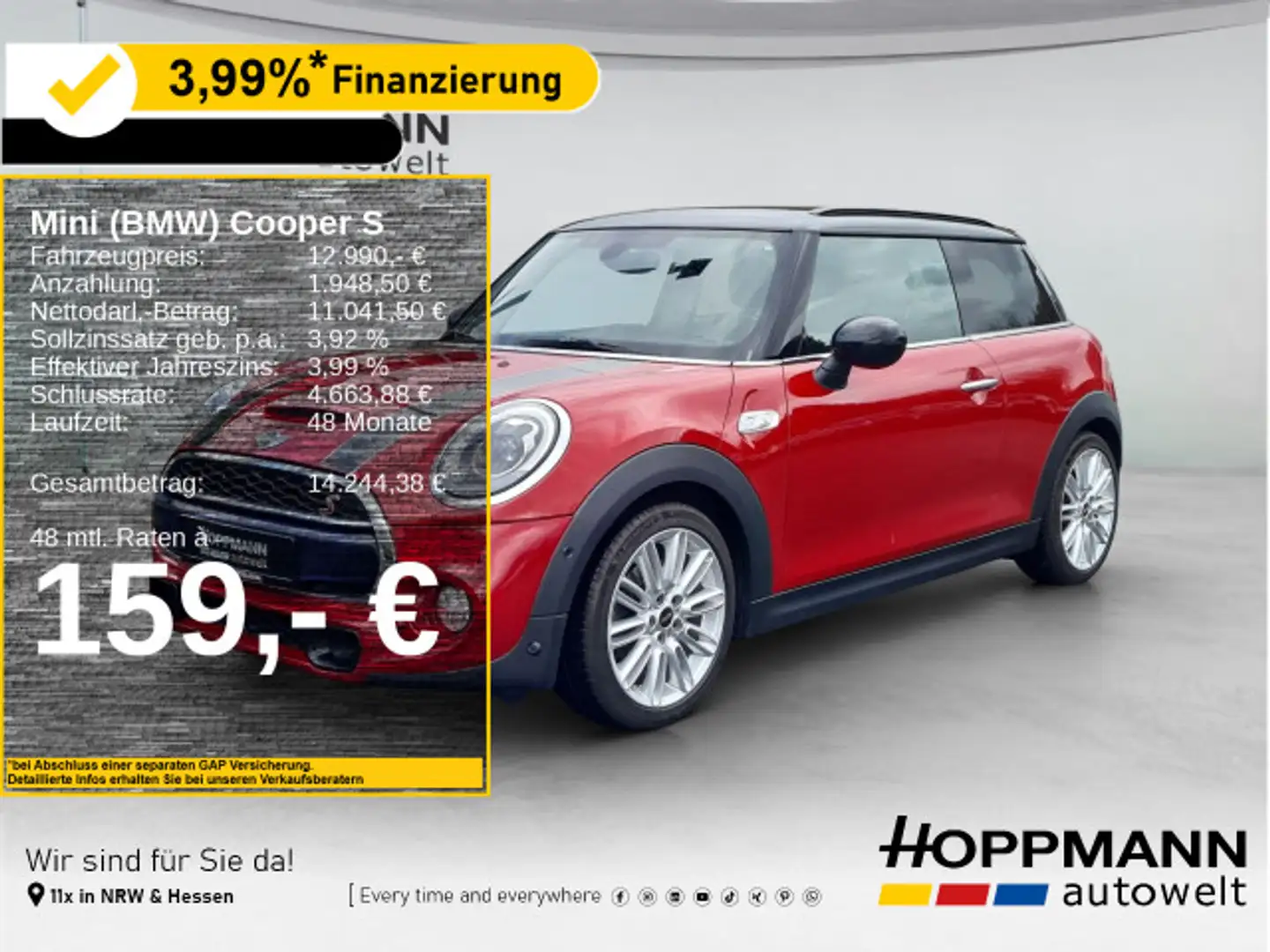 MINI Cooper S *PDC*SHZ*Klimaautomatik*ALU* Rot - 1