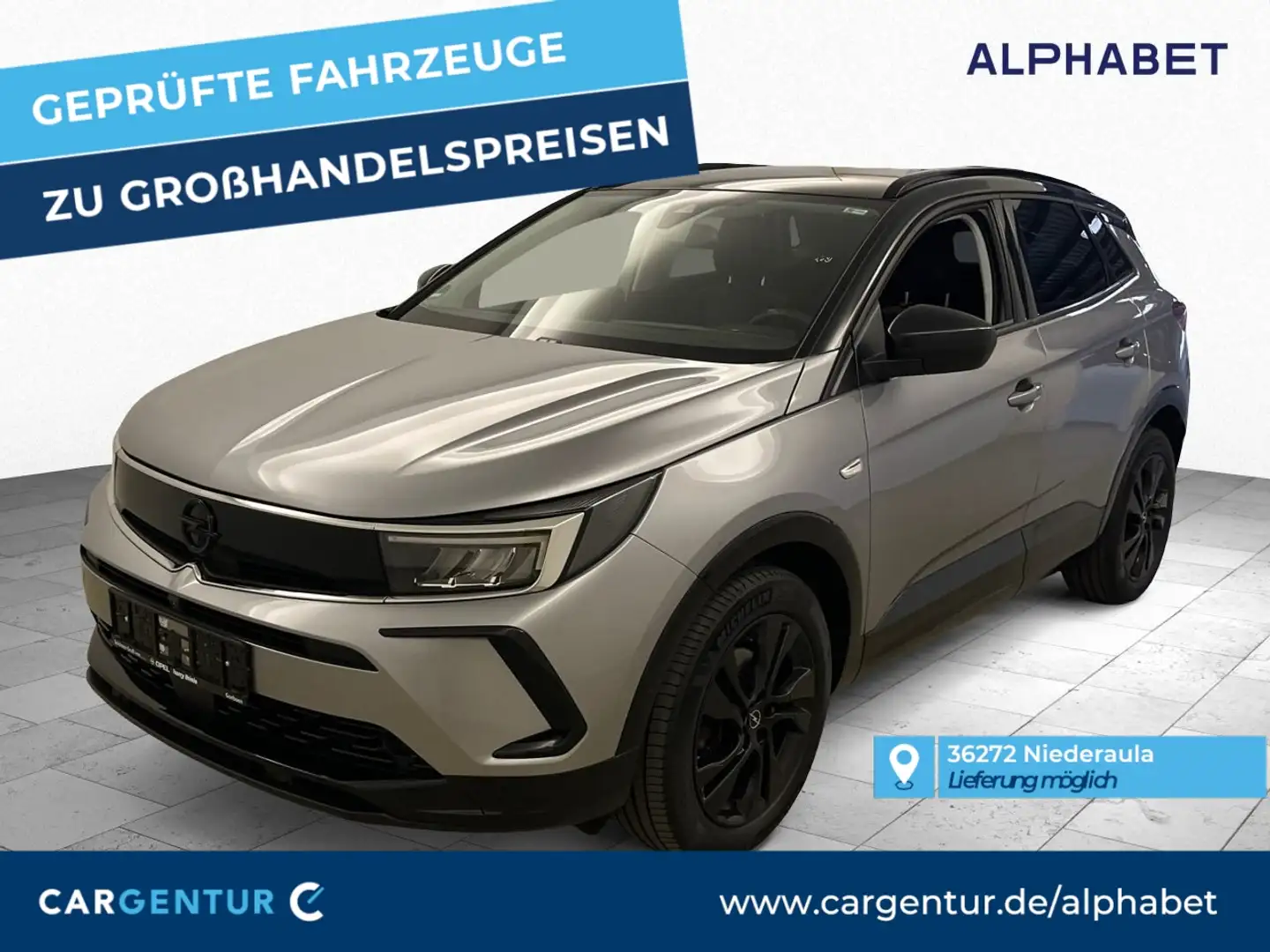 Opel Grandland 1.5 D Automatik GS-Line 360° LED Lane Navi AUT Argintiu - 1
