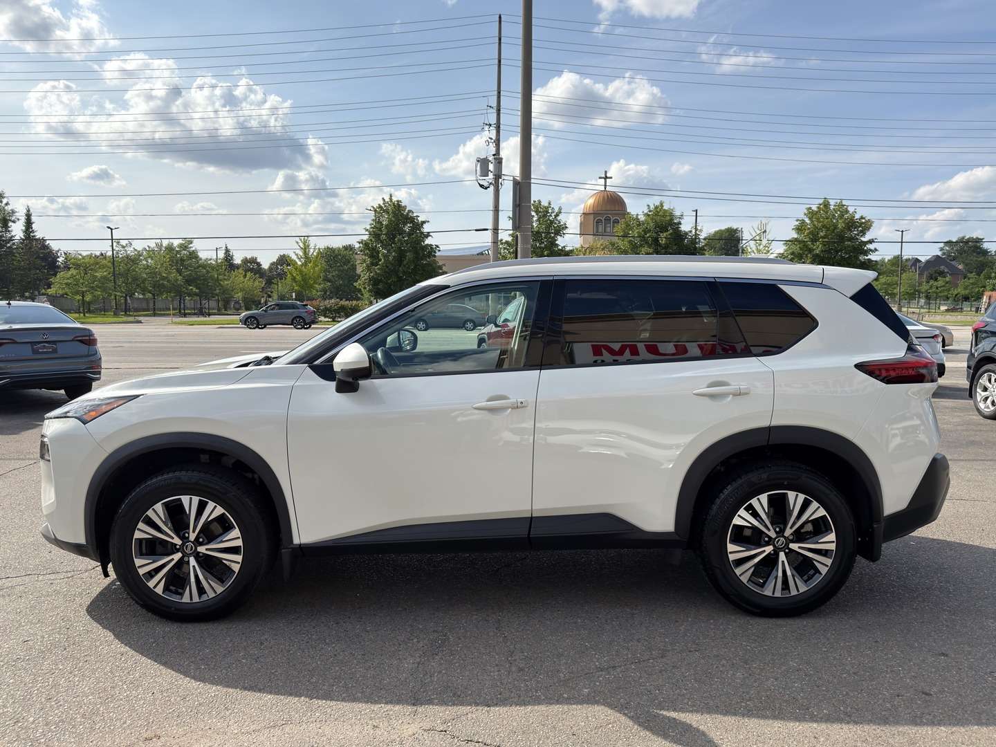 2021 Nissan Rogue SV Premium AWD Pearl White | Moonroof | Leather | — снимка 1