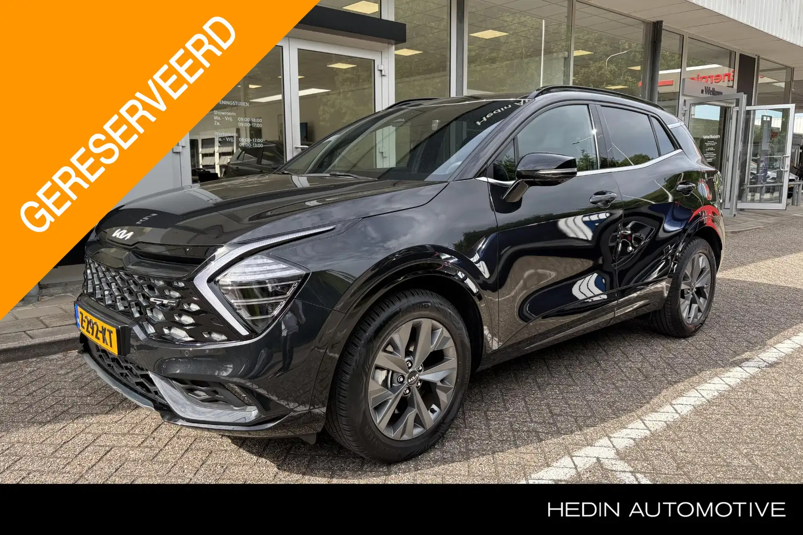 Kia Sportage 1.6 T-GDi Hybrid GT-PlusLine | DIRECT BESCHIKBAAR Zwart - 1