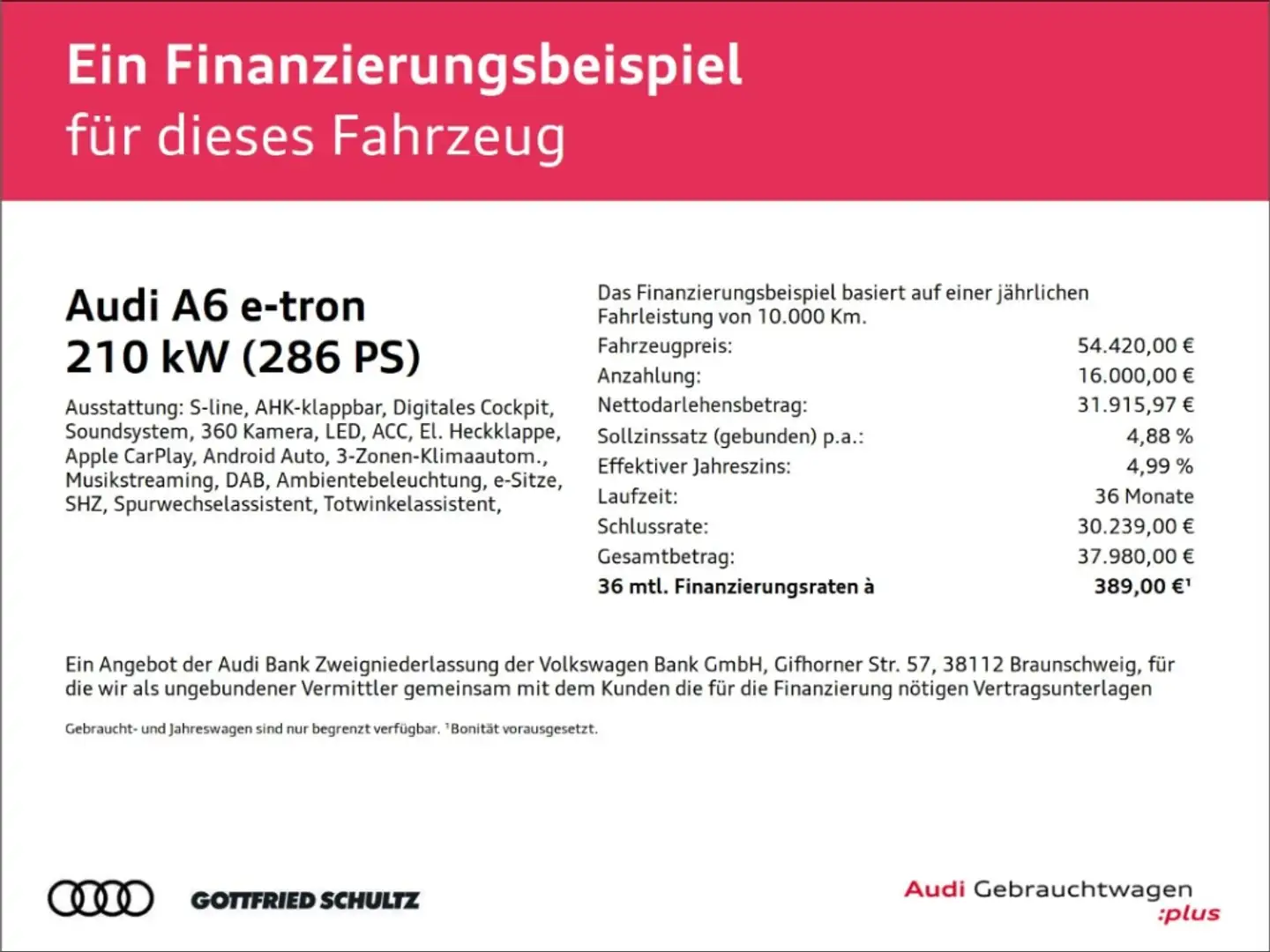 Audi A6 Sportback E-TRON S-LINE ACC AHK MATRIX KAMERA SHZ Grau - 2