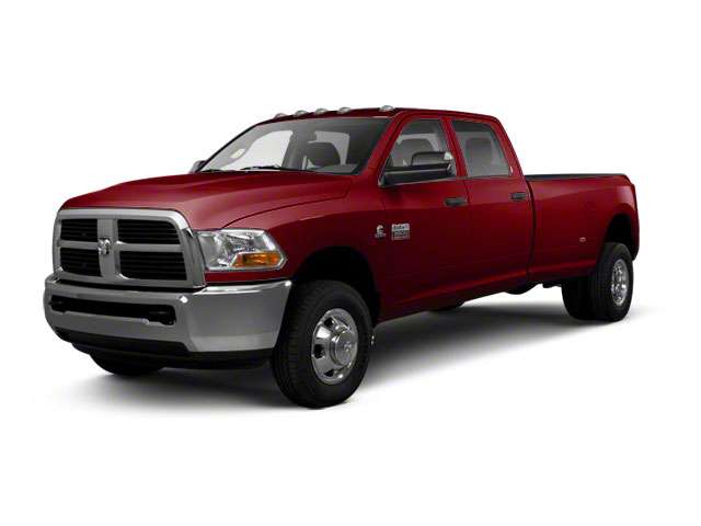 Red 2012 RAM 3500 Pickup Truck Four-Wheel Drive Automatic