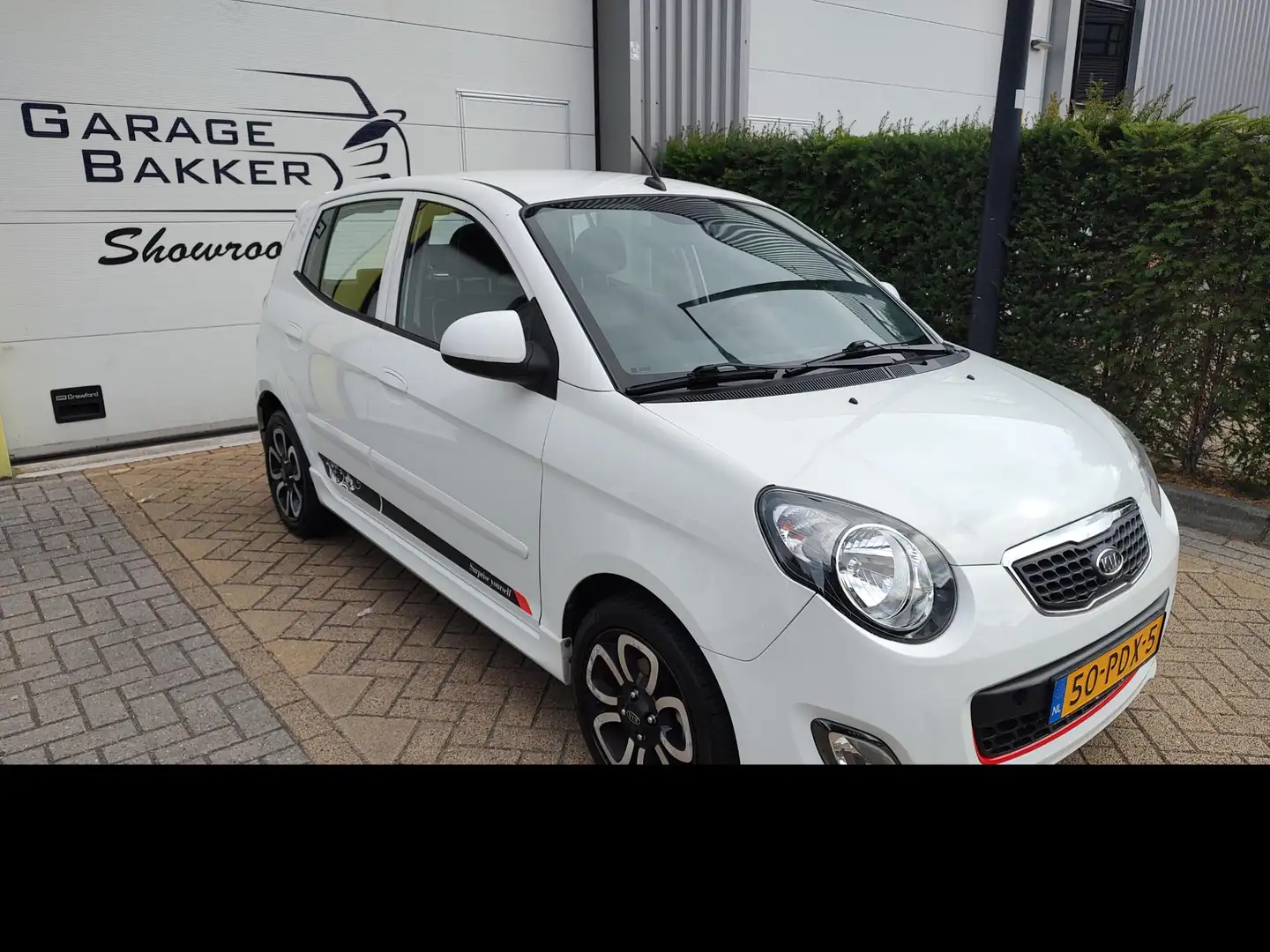 Kia Picanto 1.1 ShoebybyKia Airco Leder Luxe uitvoering Blanc - 1