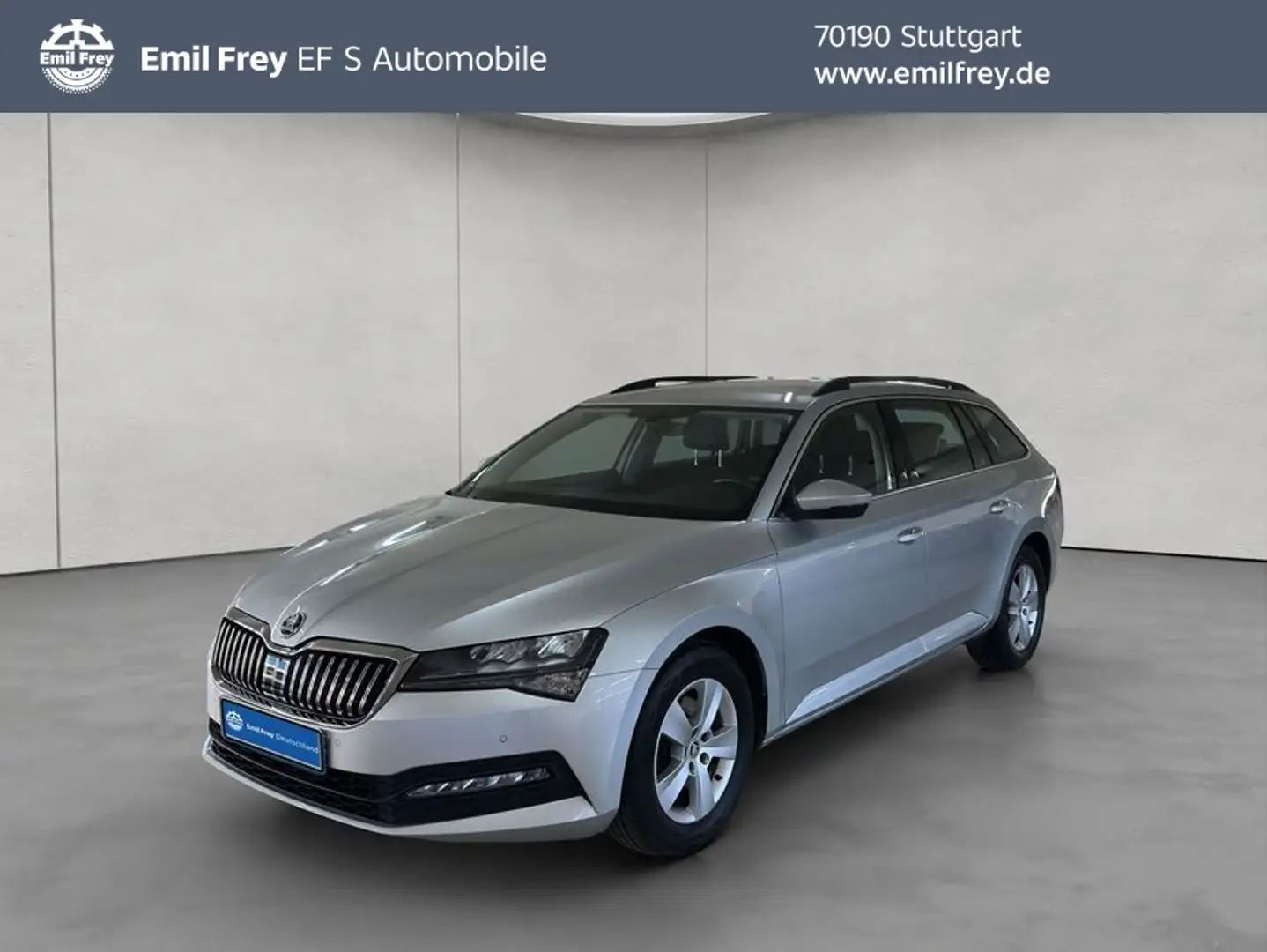 Skoda Superb Combi 2.0 TDI DSG Ambition Silber - 1