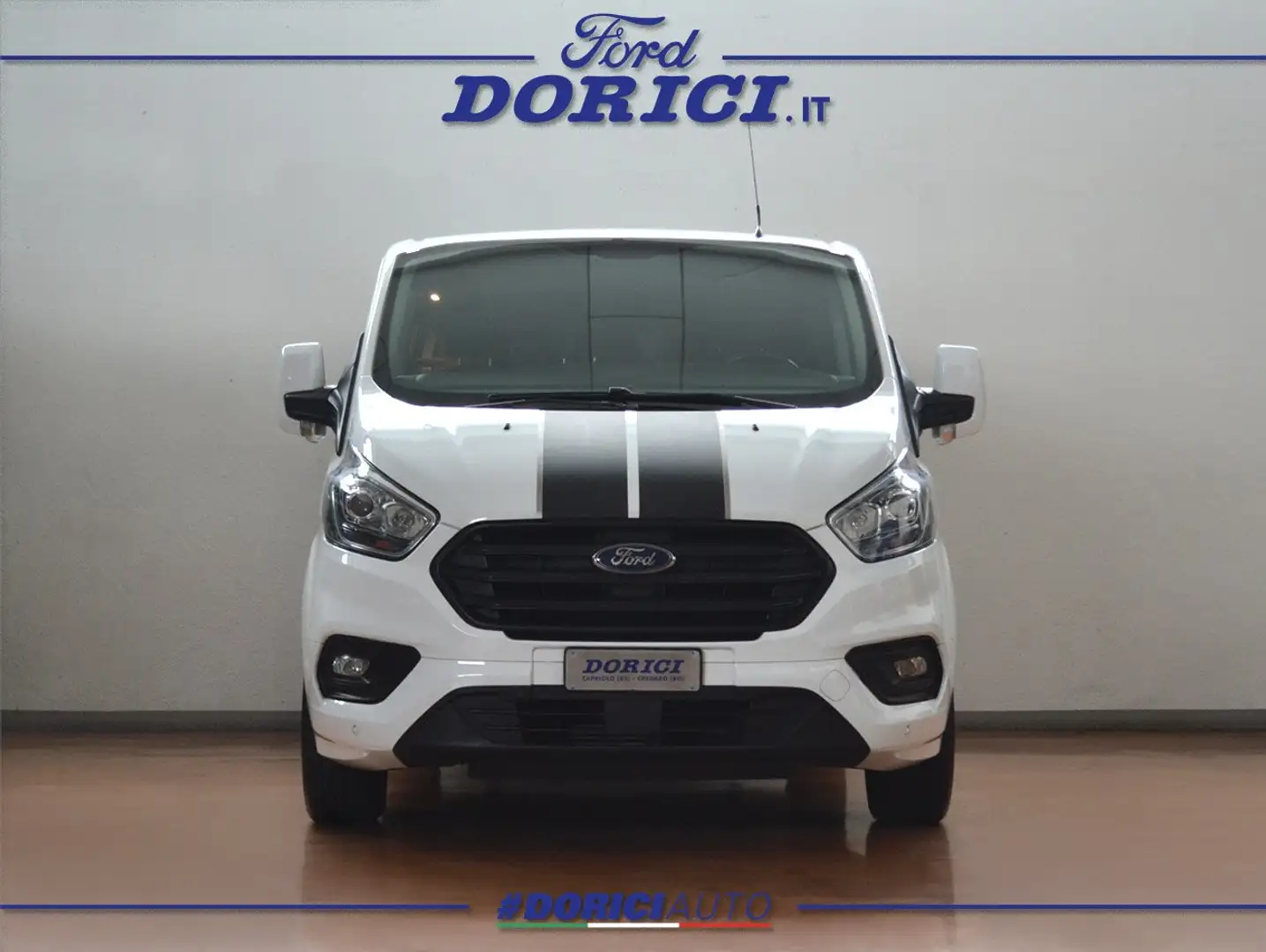 Ford Transit Custom DC 6 posti L1 300 2.0 TDCi 130 CV M6 Trend + IVA Blanc - 2