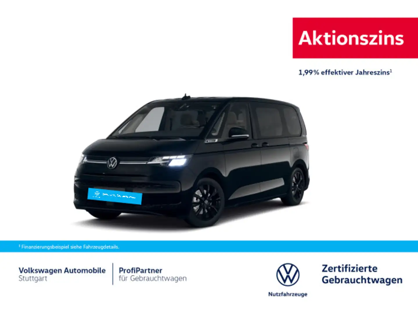 Volkswagen T7 Multivan Goal 2,0 l 110 kW TDI SCR Front antrieb Schwarz - 1