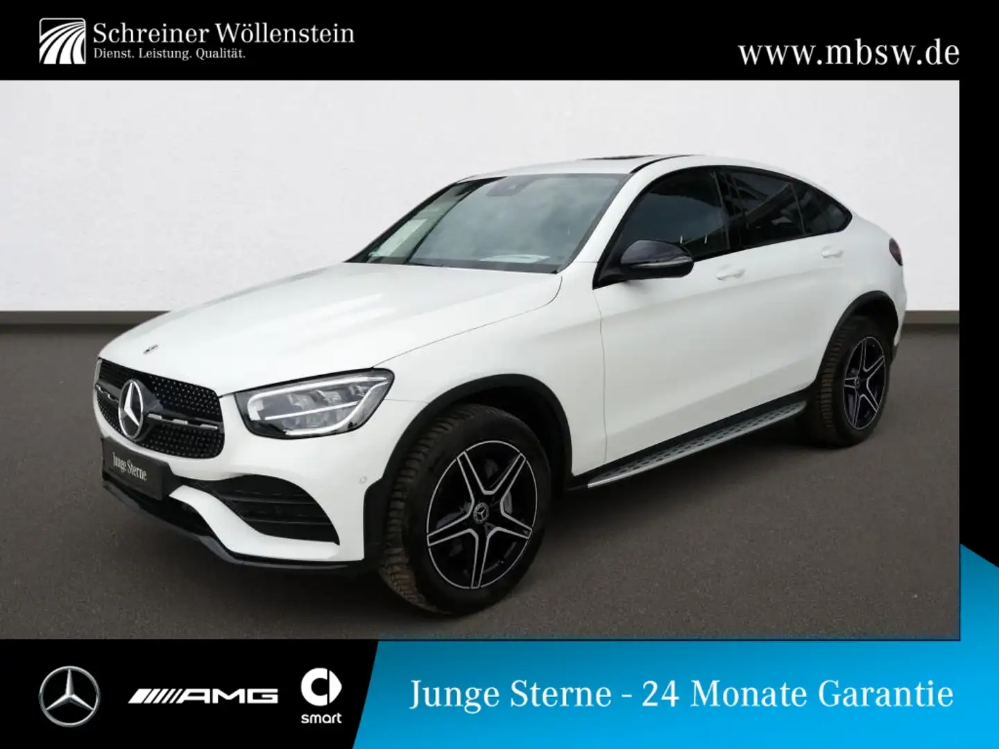 Mercedes-Benz GLC 300 de 4M Coupé *AMG*Night*RKam*Memory*MBUX* Bianco - 1