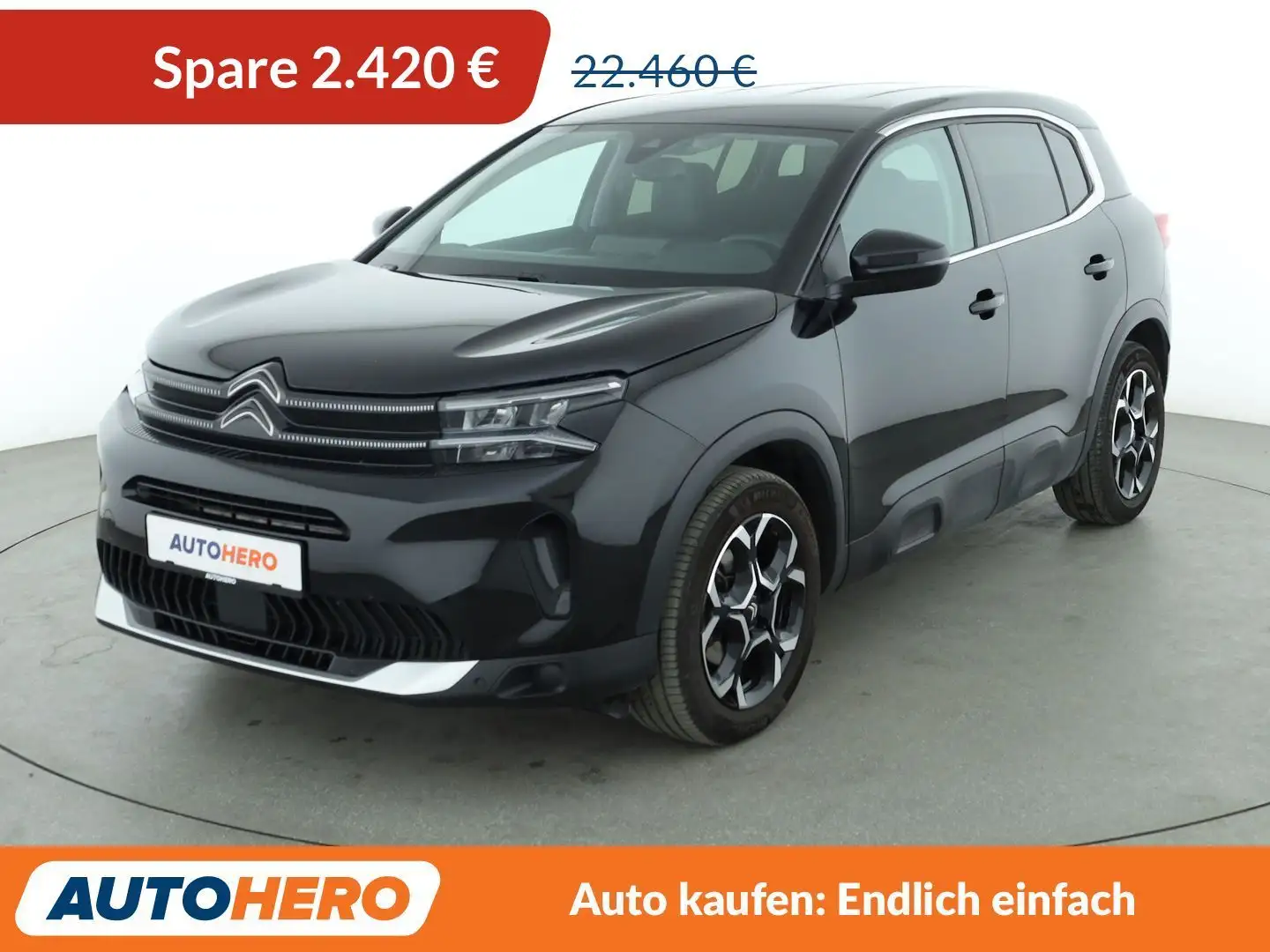 Citroen C5 Aircross 1.2 PureTech Plus*NAVI*LED*TEMPO*CAM*PDC* Schwarz - 1
