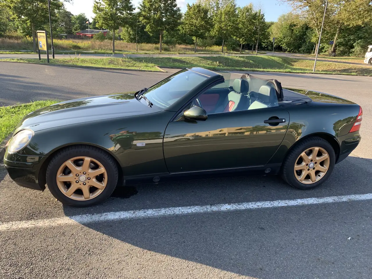 Mercedes-Benz SLK 230 Kompressor, Designo-olivgrün, foto 5