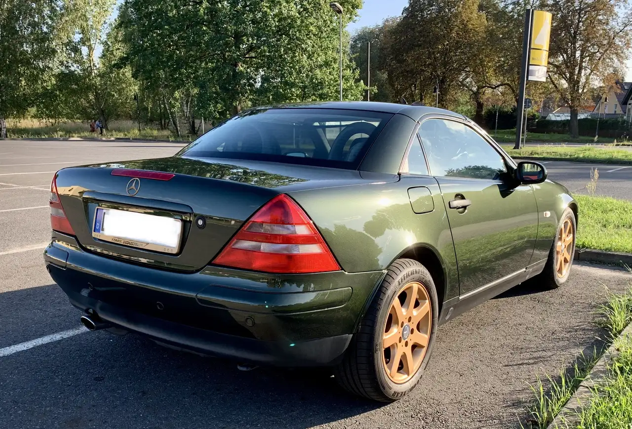 Mercedes-Benz SLK 230 Kompressor, Designo-olivgrün, foto 8