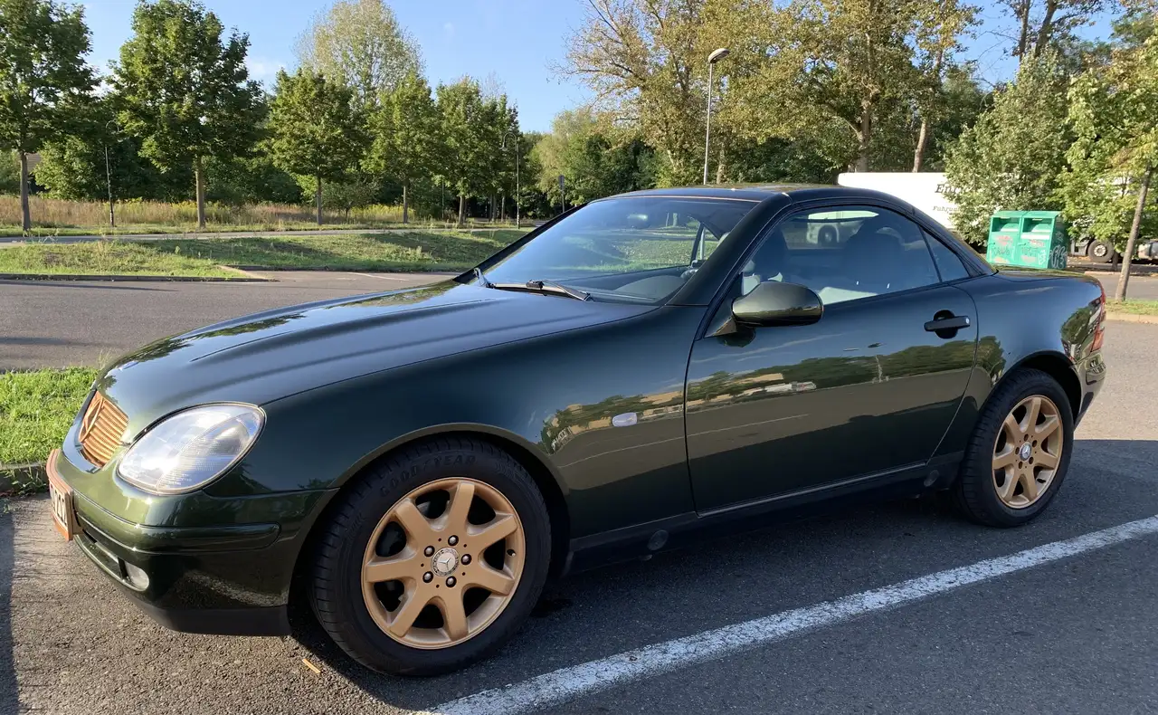 Mercedes-Benz SLK 230 Kompressor, Designo-olivgrün, foto 9