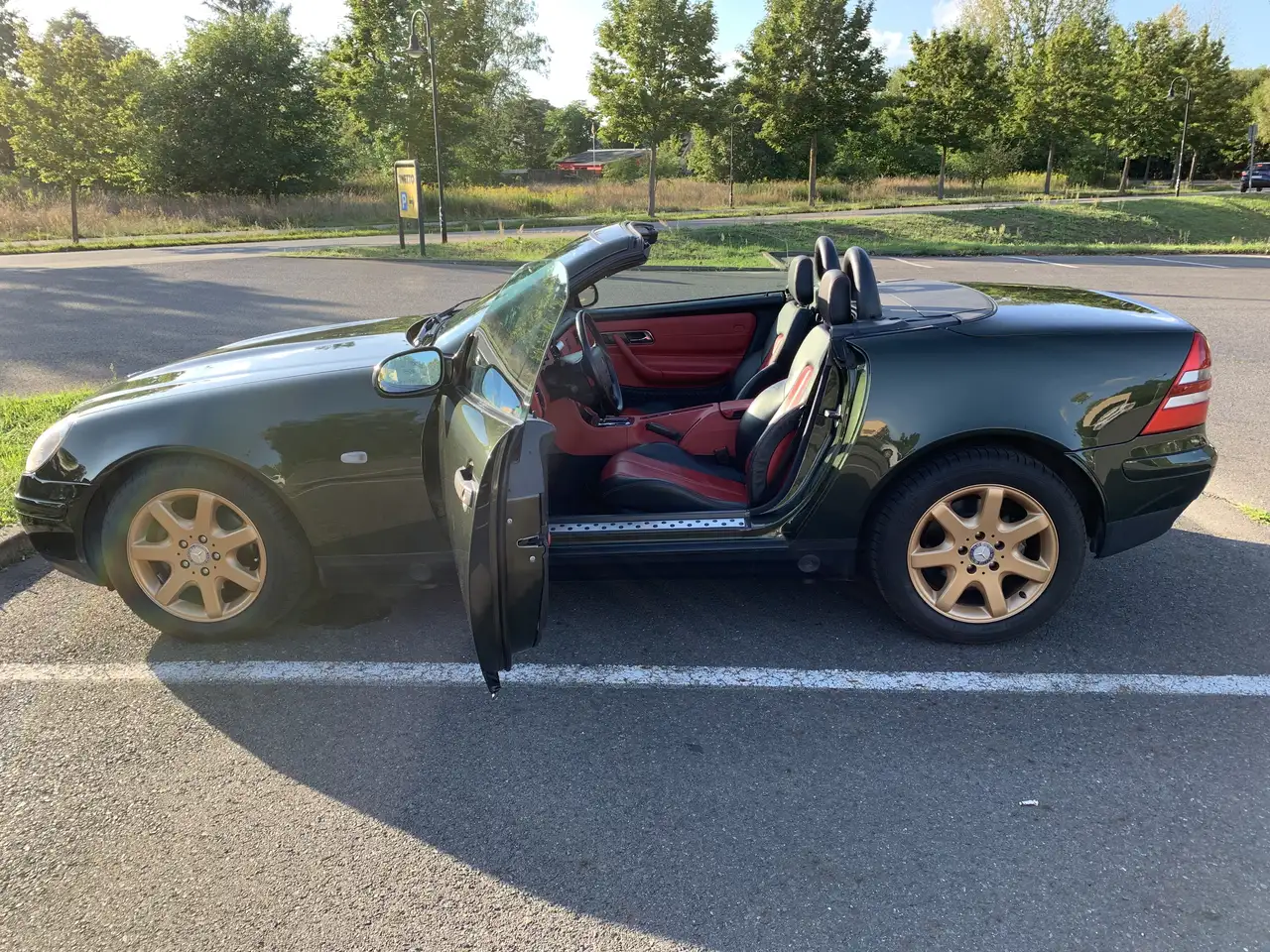 Mercedes-Benz SLK 230 Kompressor, Designo-olivgrün, foto 3