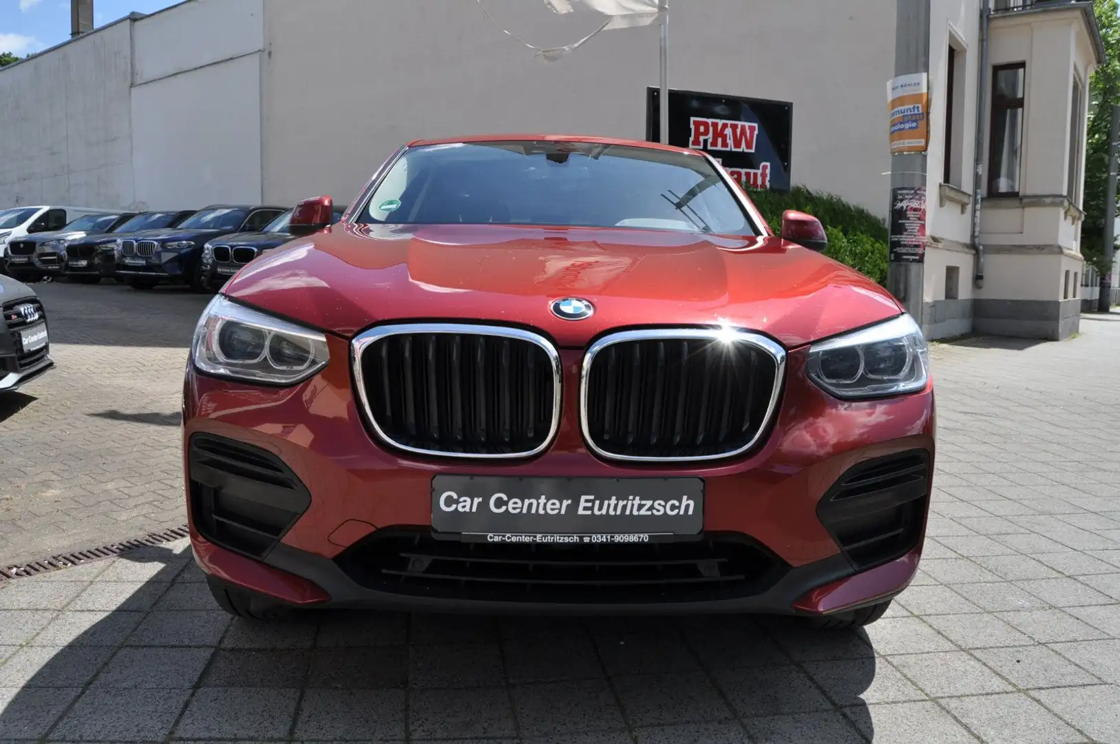 BMW X4 xDrive 20 d Navi Teilleder LED Keyless Kamera Červená - 2