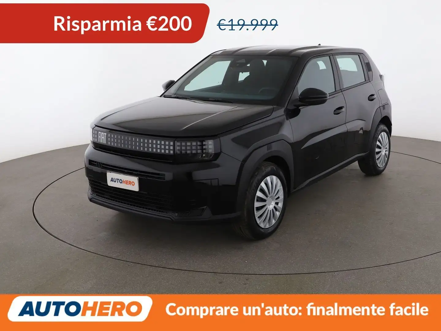 Fiat Grande Panda 1.2 Mild-Hybrid Icon 110 CV MHEV Noir - 1