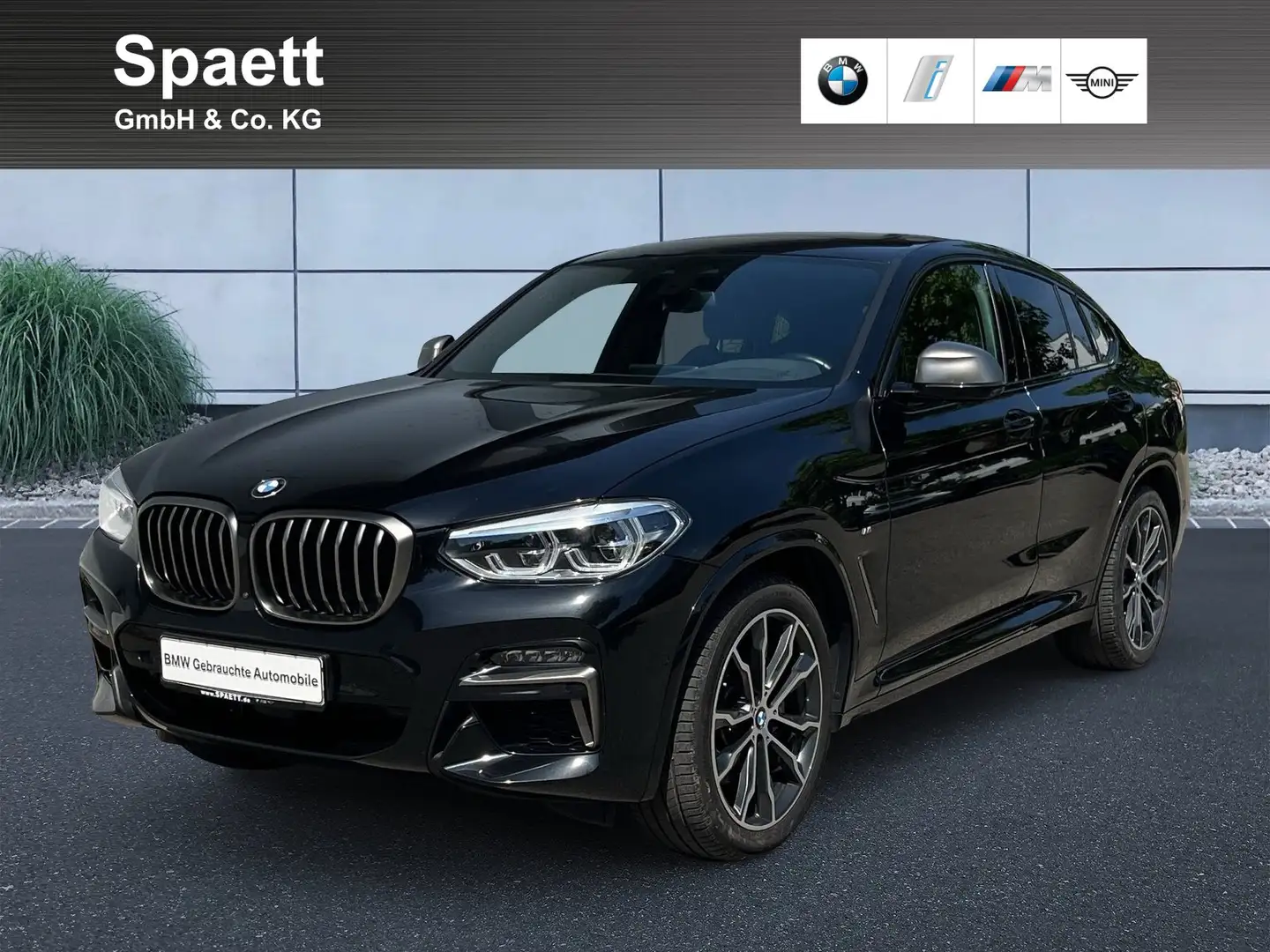 BMW X4 M 40i Head-Up HK HiFi DAB LED WLAN Pano.Dach Czarny - 1