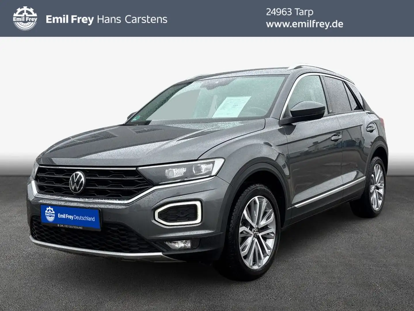 Volkswagen T-Roc Active 1.5 TSI DSG AHK Navi LED Plus Paket Gris - 1
