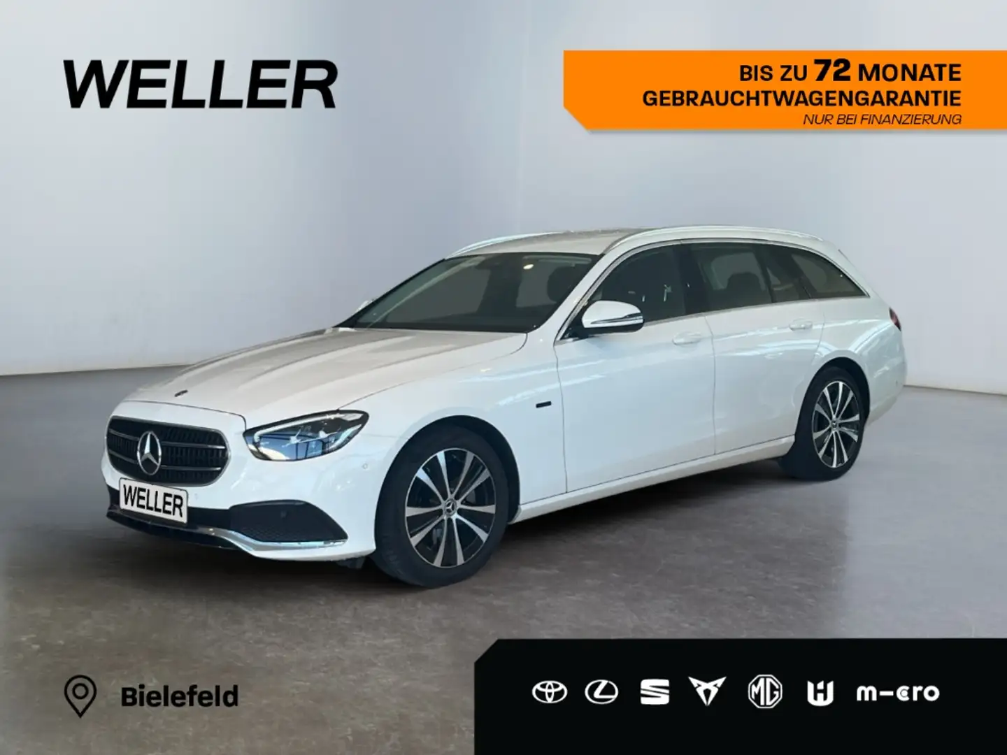 Mercedes-Benz E 300 e T 9G-TRONIC *LED*el Heck*Niveau*CAM*SHZ* Blanc - 1