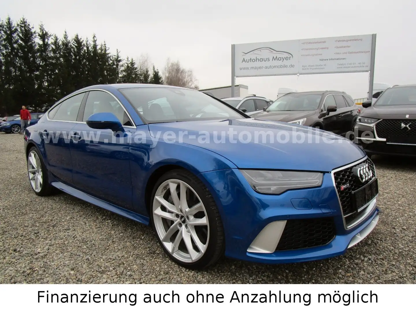 Audi RS7 4.0 TFSI quattro performance *Ceramic*Bose* Blauw - 1