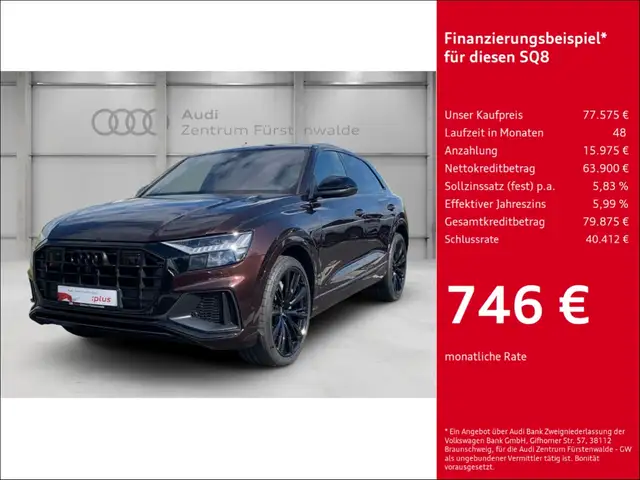 Audi SQ8 4.0 TFSI quattro tiptronic Keramikbremse AHK Luftf