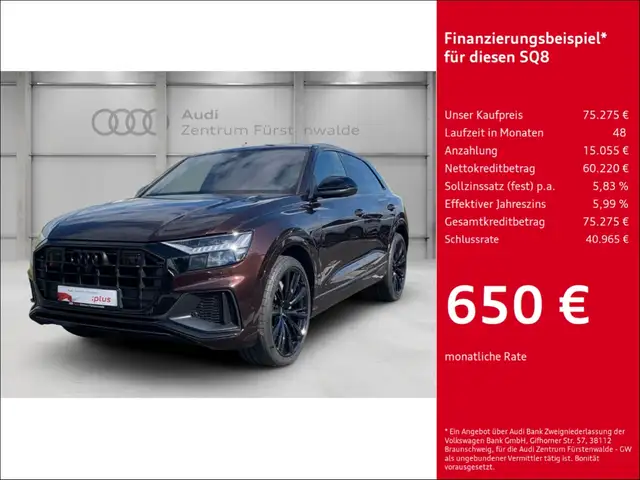Audi SQ8 4.0 TFSI quattro tiptronic Keramikbremse AHK Luftf