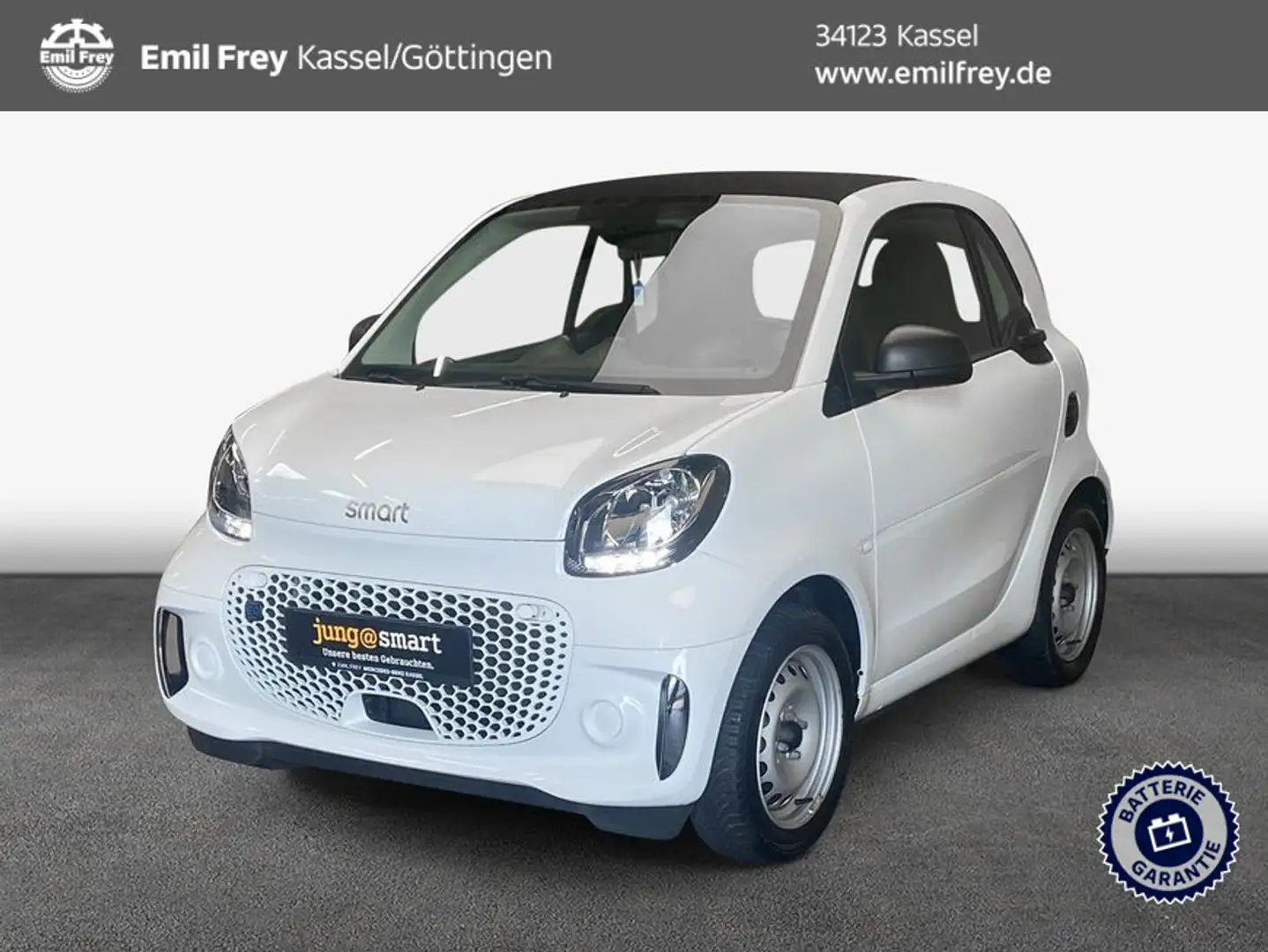 smart forTwo fortwo coupe EQ 22 KW Allwetter Cool@Audio Weiß - 1
