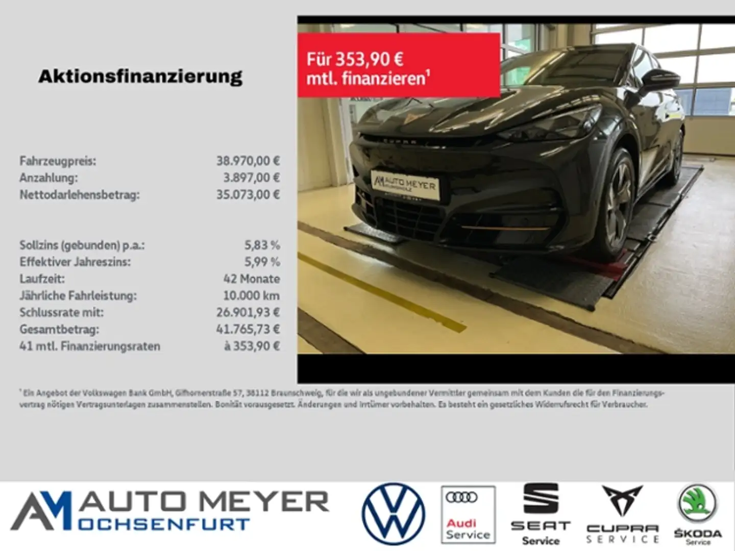 CUPRA Tavascan 210KW Wärmepumpe ACC Rückfahrkamera Gris - 1