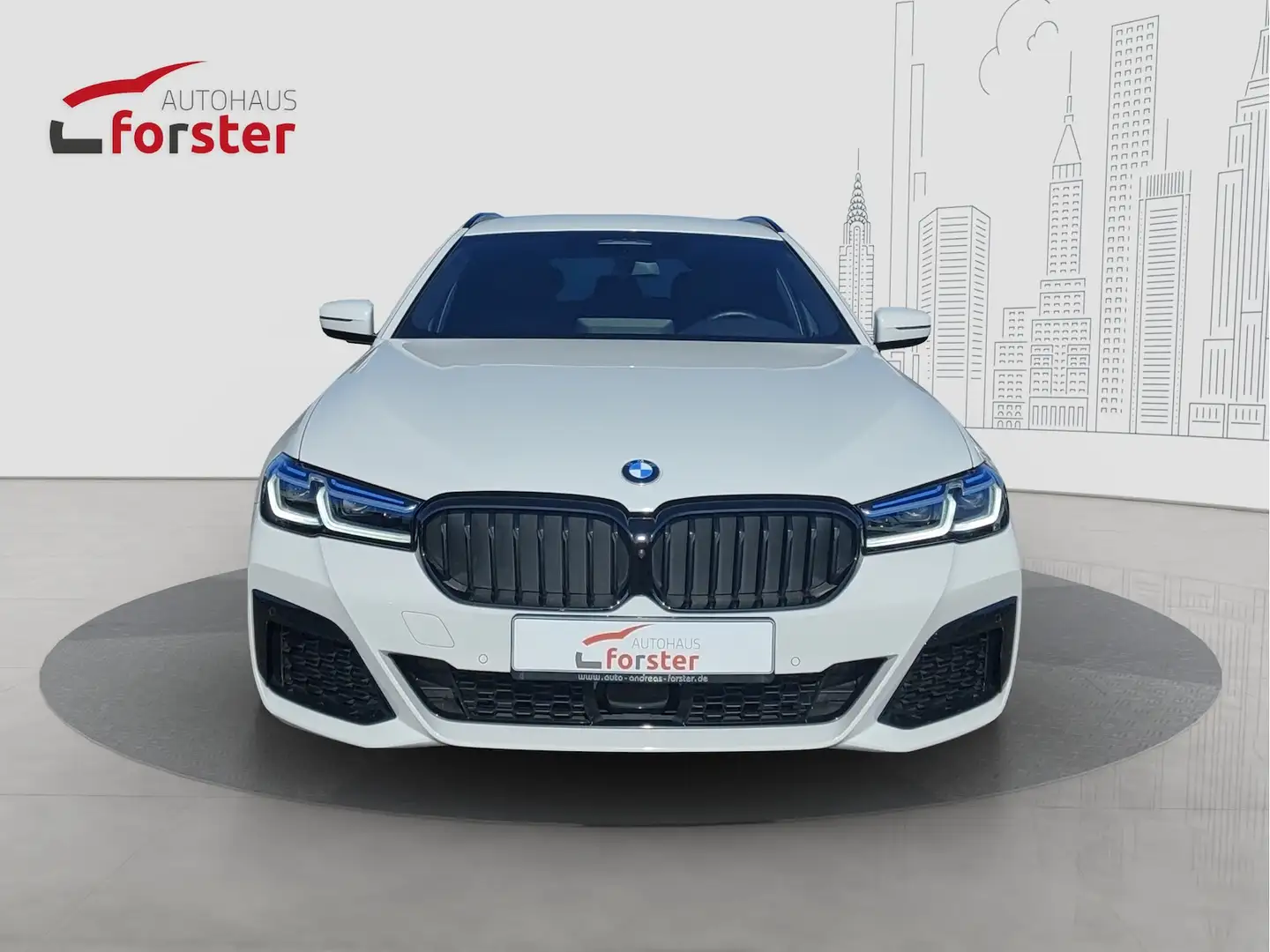 BMW 530 530d xDrive M Sport H&K Sound HUD Komfortsitze Bianco - 2