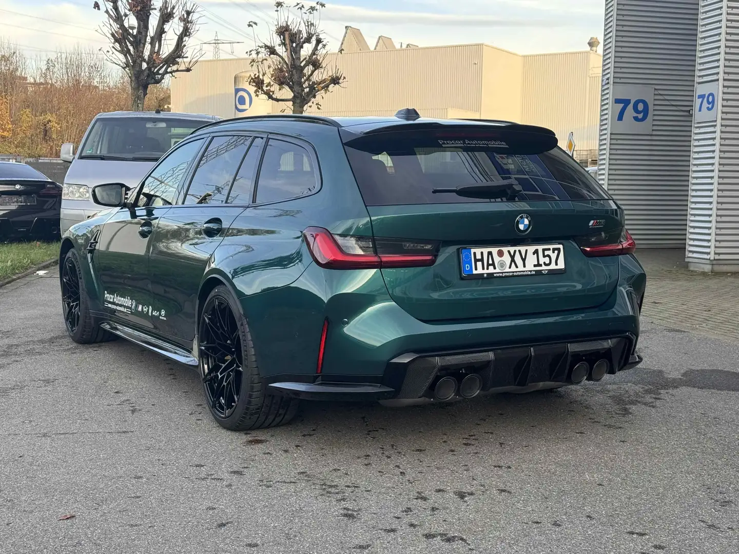 BMW M3 Touring AKRAPOVIC H&R FEDERN M PERFORMANCE Verde - 2