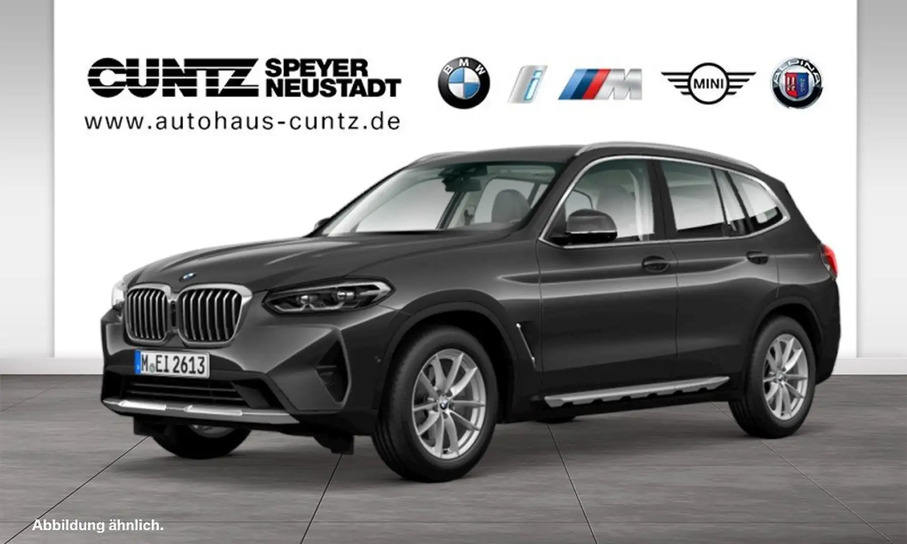 BMW X3 xDrive20d Drive-Parkassist 360°Kam. Anhängerk. LED Grau - 2