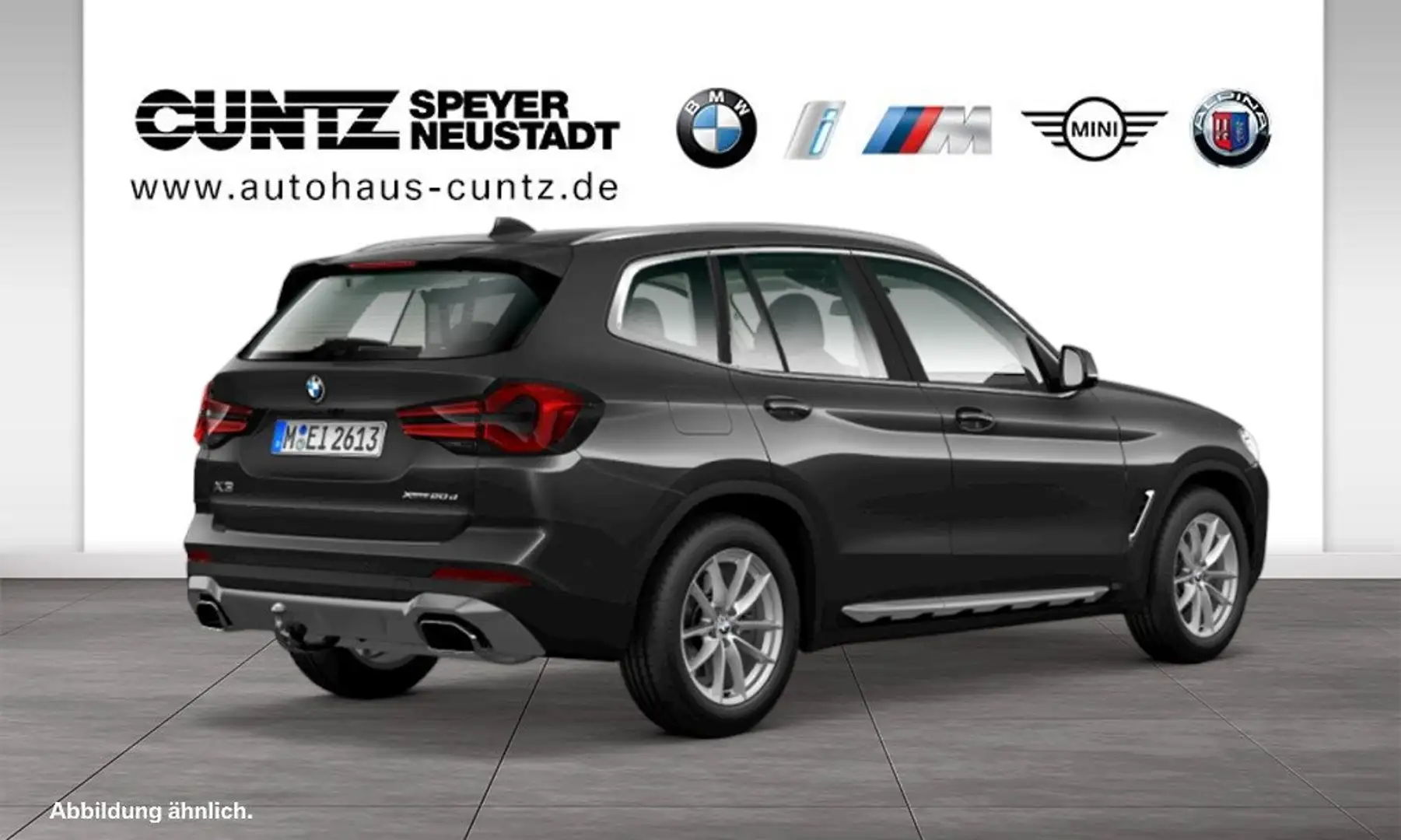 BMW X3 xDrive20d ZA DAB LED WLAN Parkassistent AHK Grau - 2