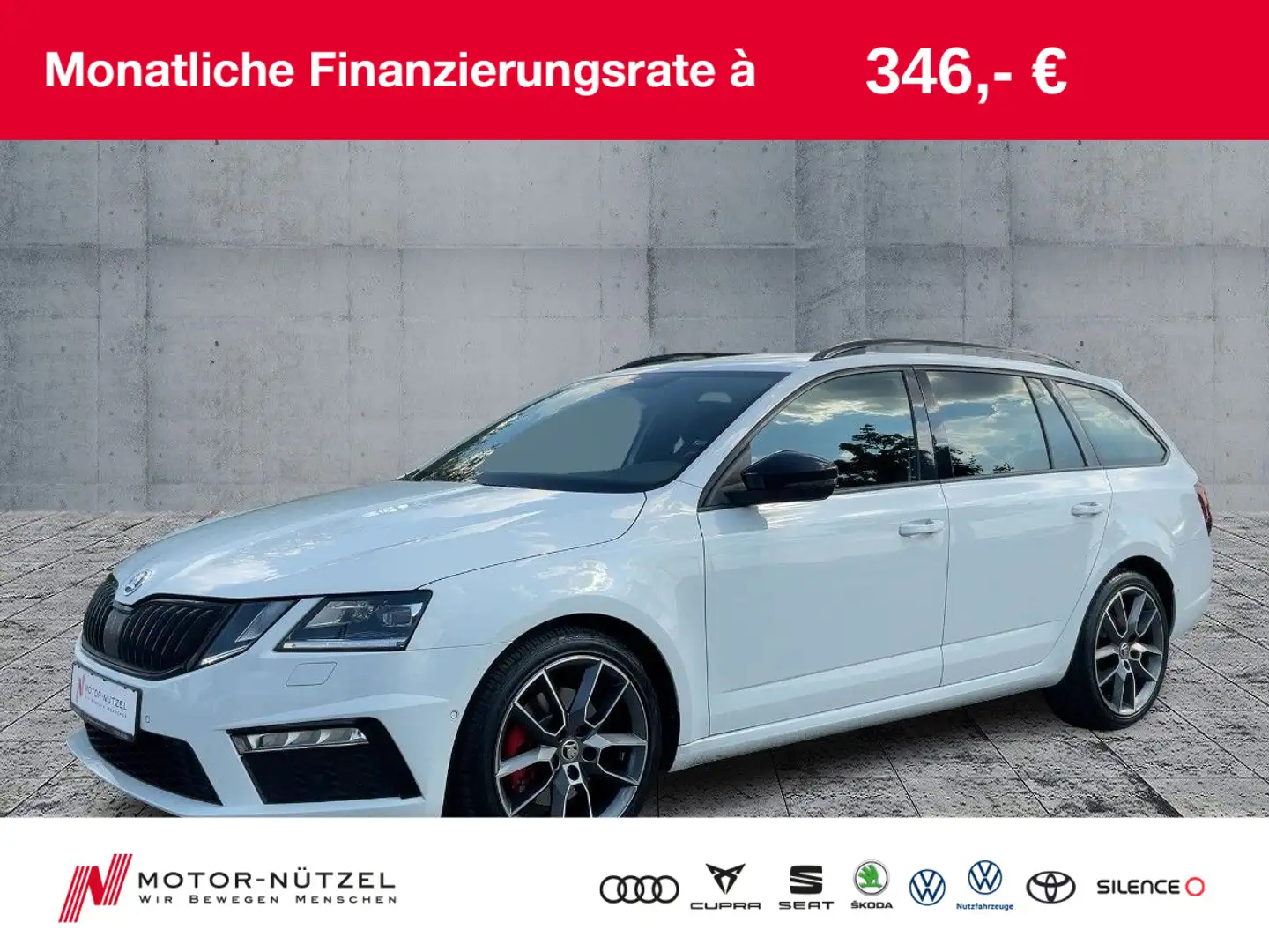 Skoda Octavia 2.0 TDI 4x4 RS LED+NAVI+ACC+SHZ+RFK+DAB Blanco - 1