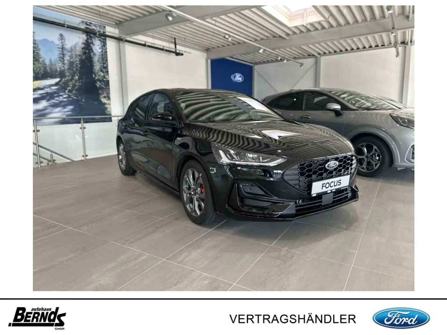 Ford Focus 1.0 EcoBoost Hybrid ST-LINE RÜCKFAHRKAMERA SHZ LED Black - 1