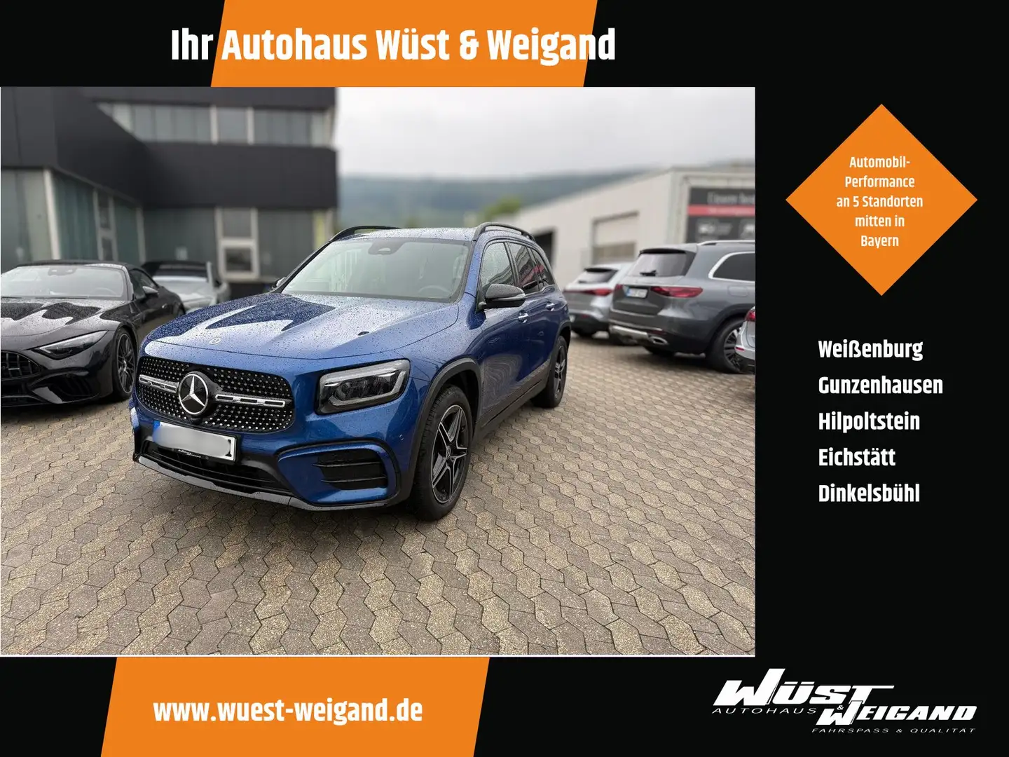 Mercedes-Benz GLB 200 AMG Night AHK/Tot/7Sitz/DAB/eleHeck/Ambi Schwarz - 1