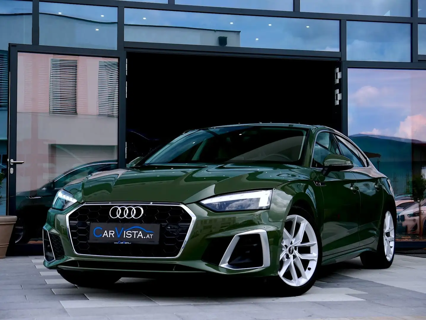 Audi A5 SB FL 30TDI S-Tronic S-LINE *Virtual Cockpit* Grün - 2