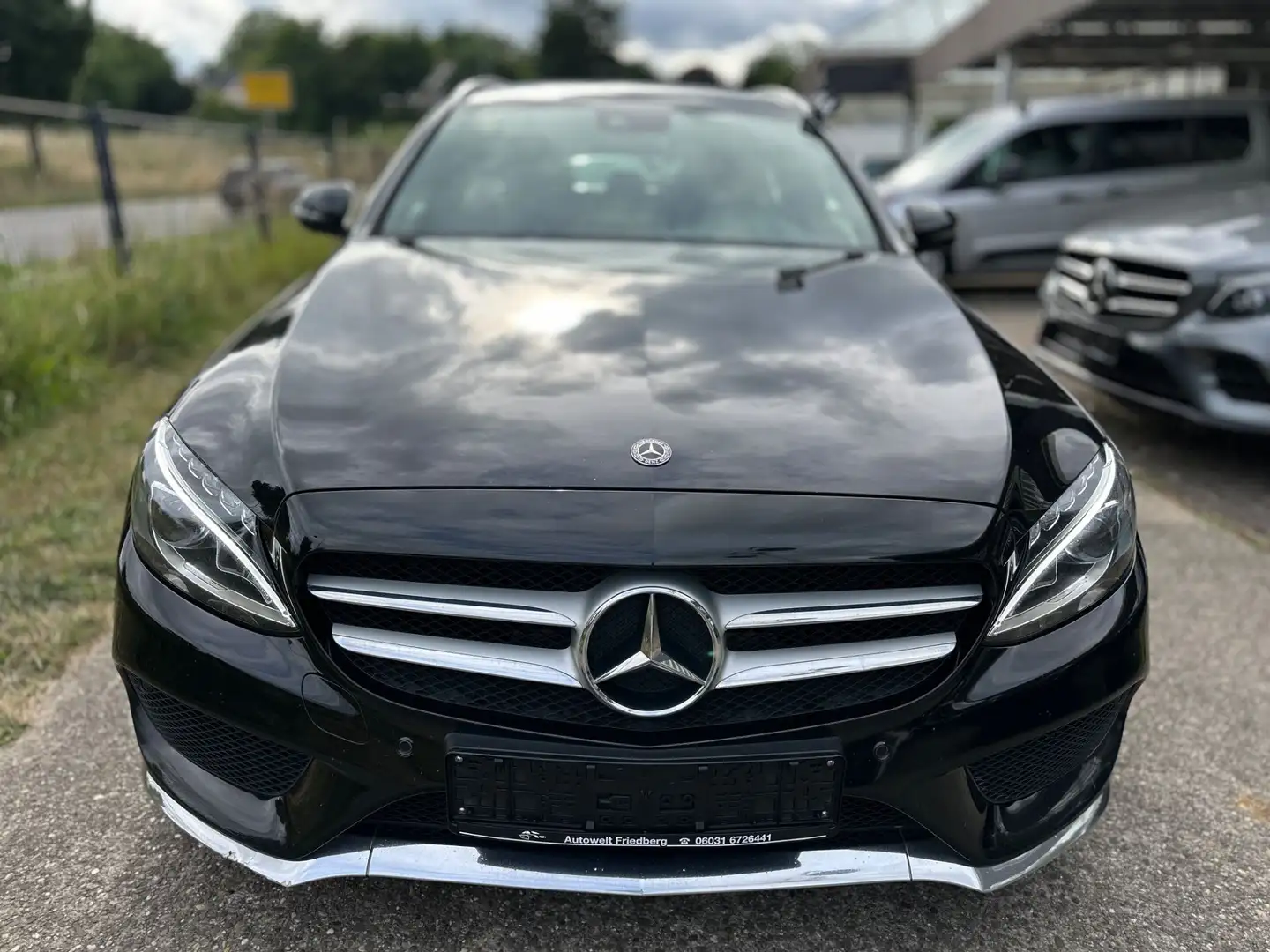 Mercedes-Benz C 220 d T AMG Line * NAVI * Zwart - 2
