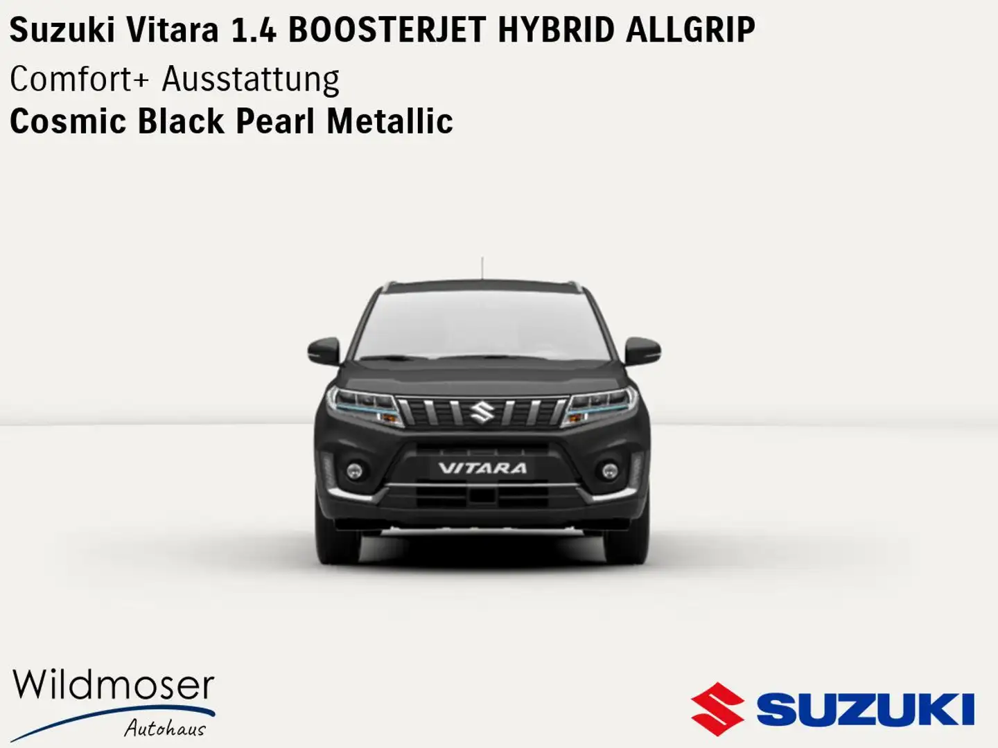 Suzuki Vitara ❤️ 1.4 BOOSTERJET HYBRID ALLGRIP ⏱ Sofort verfügba Schwarz - 2