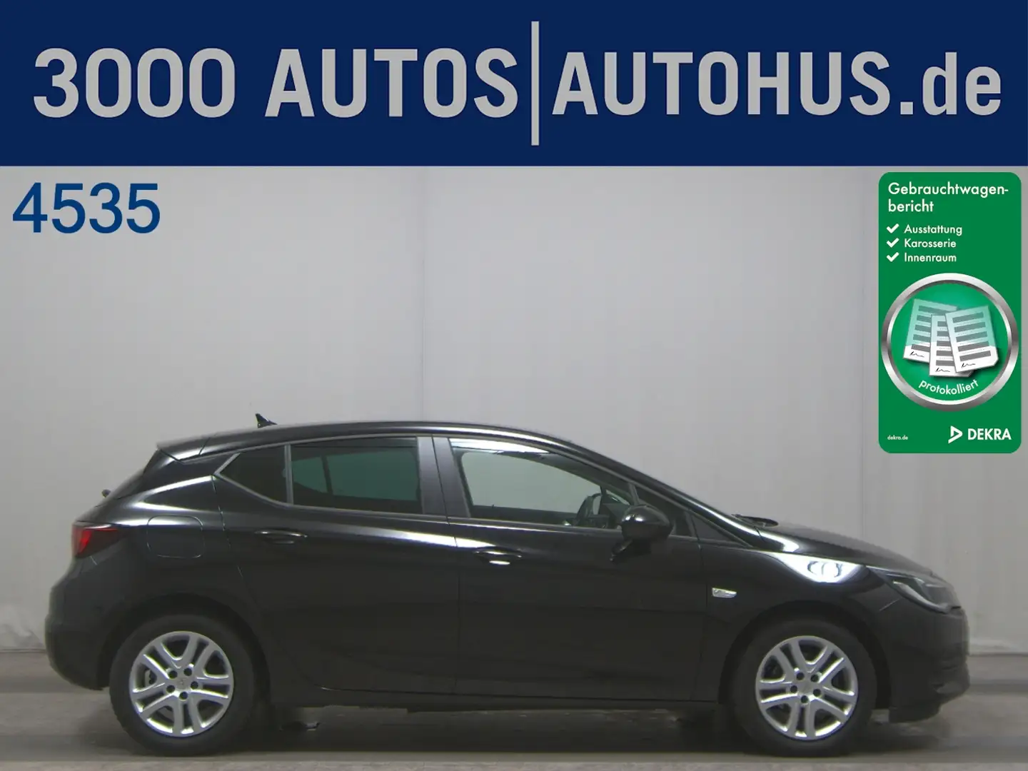 Opel Astra 1.2 Turbo Edition Navi LED-TFL PDC Shz Schwarz - 1
