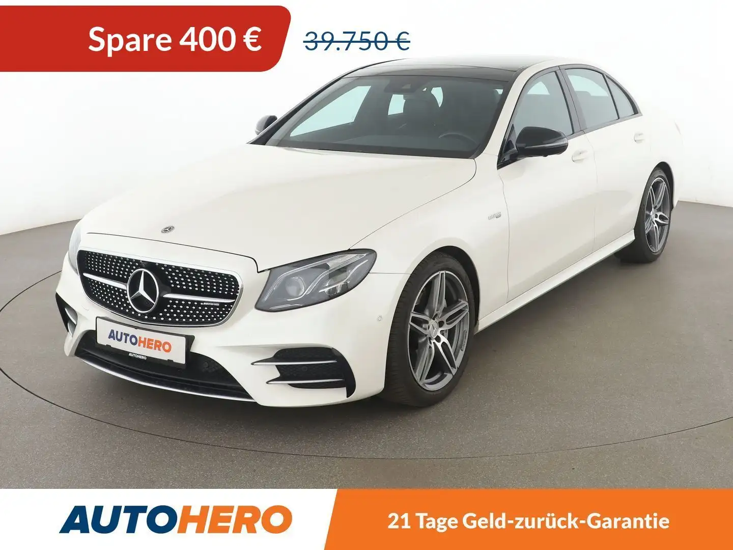 Mercedes-Benz E 43 AMG E 43 AMG 4Matic Aut. *NAVI*360°*LED*TEMPO*SHZ* Blanc - 1