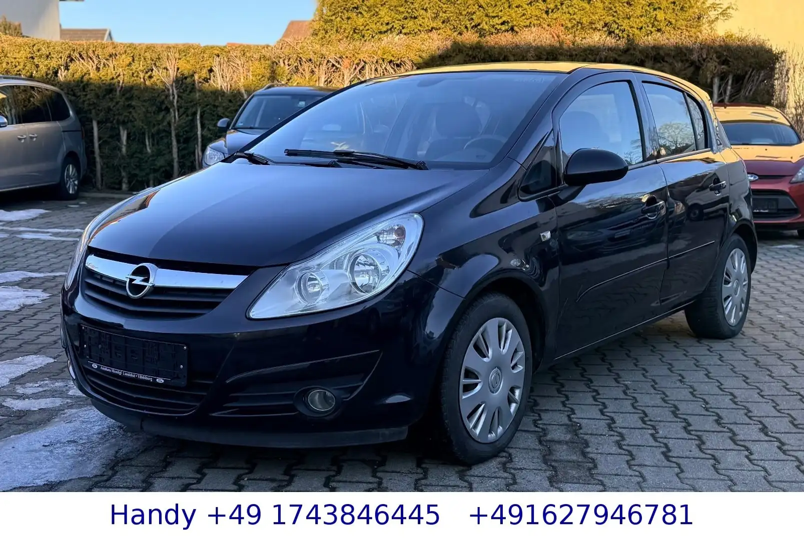 Opel Corsa D 1.2i Lim. /TÜV AU 10.2026/KLIMA/MFL Schwarz - 1