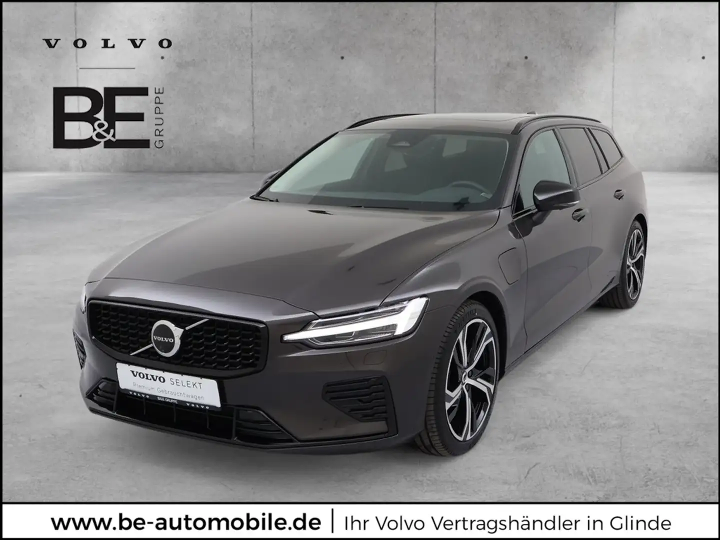 Volvo V60 T6 Plus Dark Recharge Plug-In Hybrid AWD Grau - 1