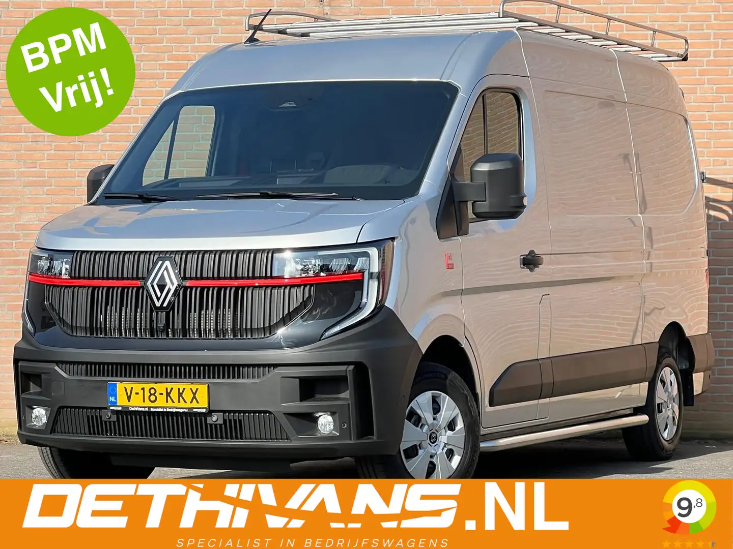 Renault Master T35 2.0dCi 150PK L2H2 Carplay / Imperiaal / Trekha Gris - 1