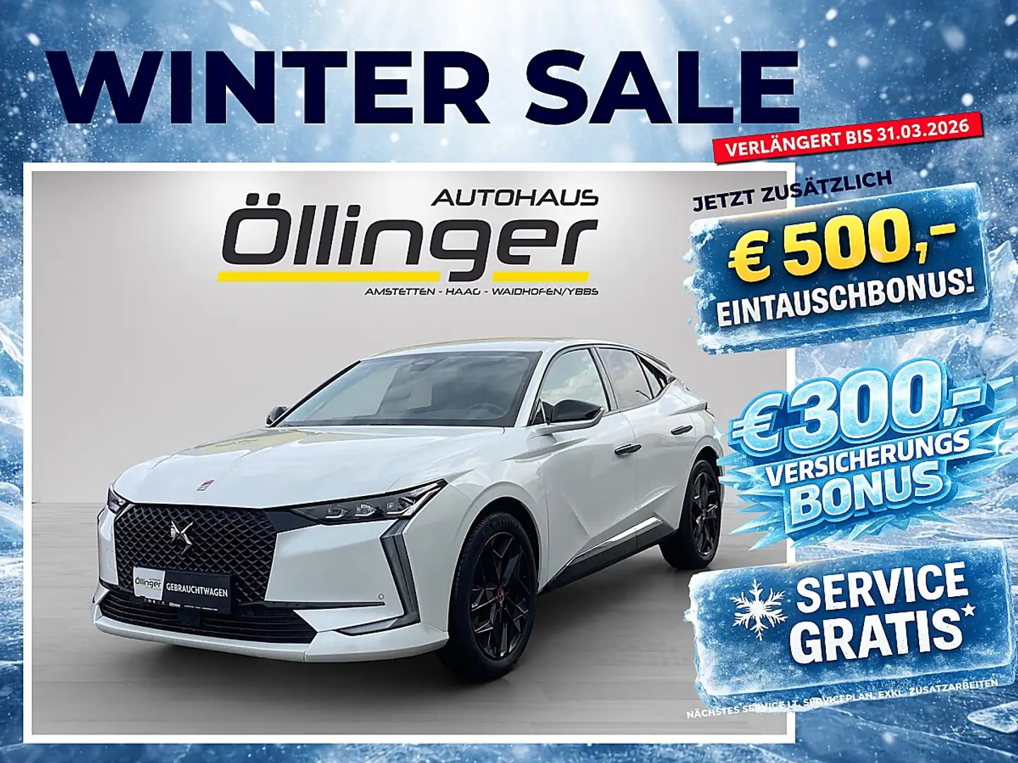 DS Automobiles DS 4 BlueHDi 130 S&S EAT8 Performance Line Weiß - 1