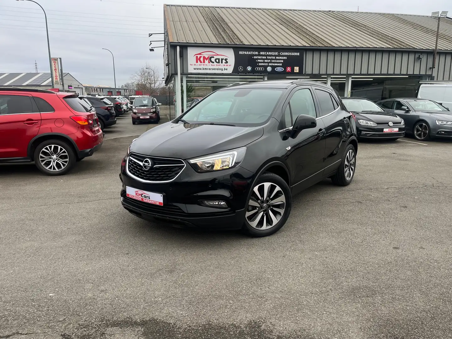 Opel Mokka X AIRCO / CUIR / NAVIGATION /TOIT OUVRANT/19.800 KM Noir - 2