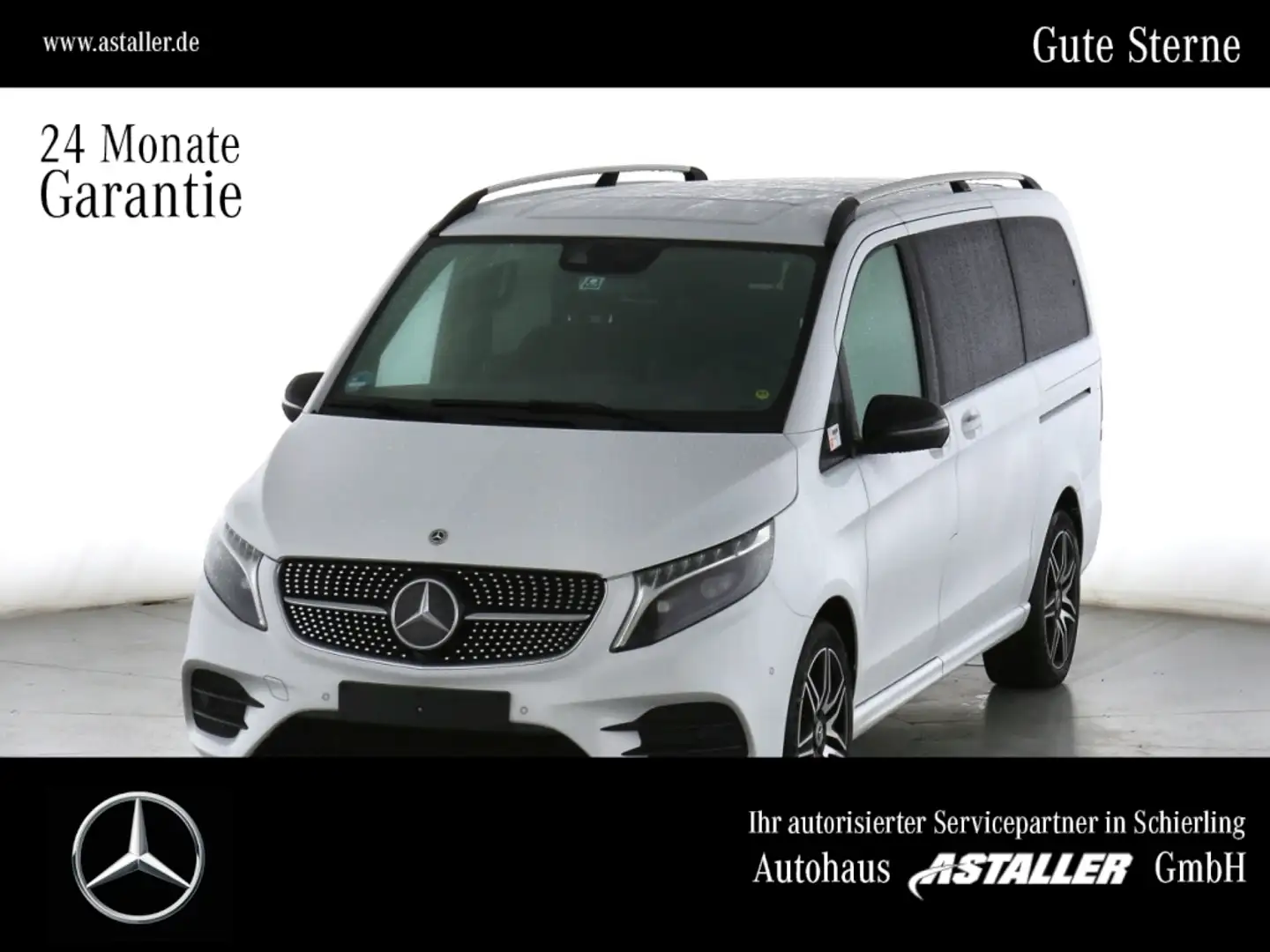 Mercedes-Benz V 250 d Edition Lang L2 AMG+Night+Liege+19"+AHK Blanco - 1