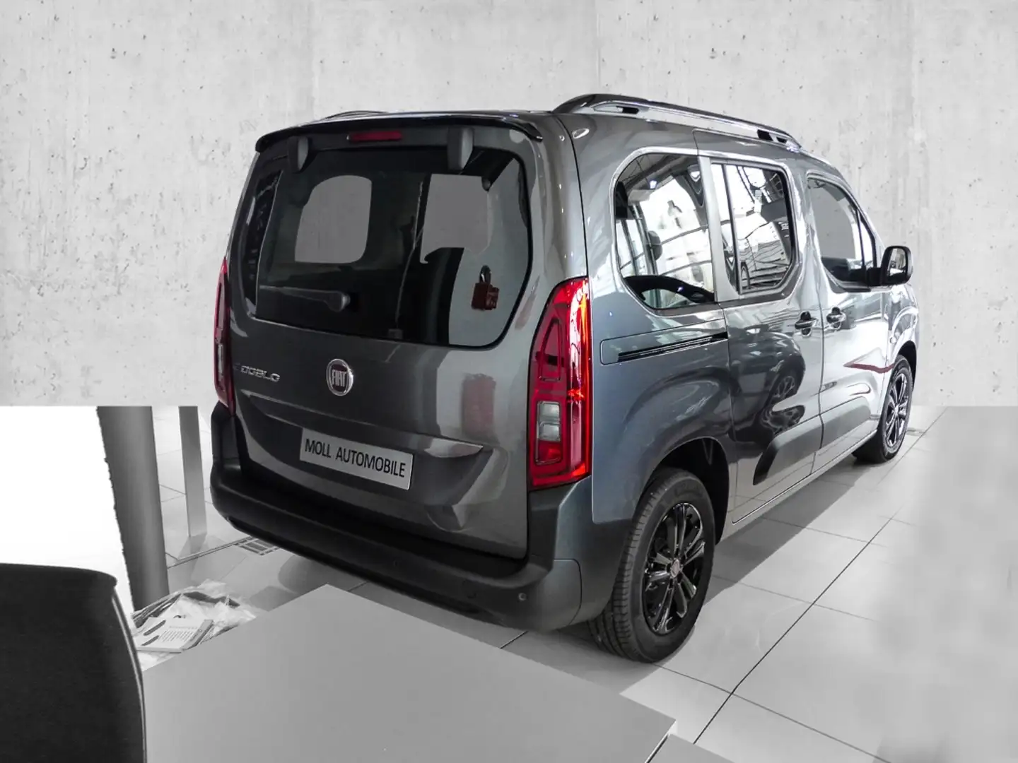 Fiat Doblo E- Launch Edition 100 kW sofort verfügbar, Klimaau Grau - 2